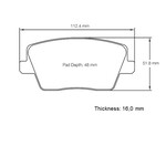 PAGID Racing S7035L02001
