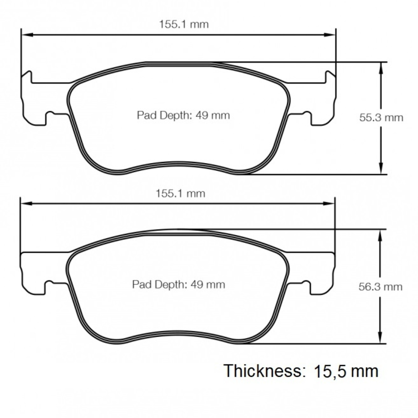 PAGID Racing Raceblok set RS14