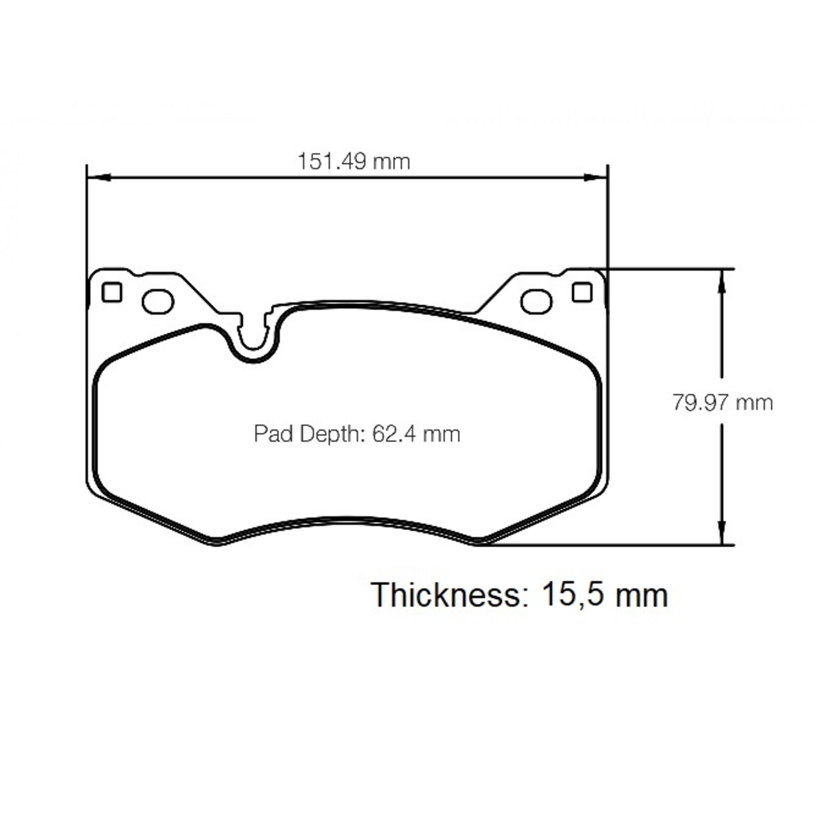 PAGID Racing Raceblok set RSL1