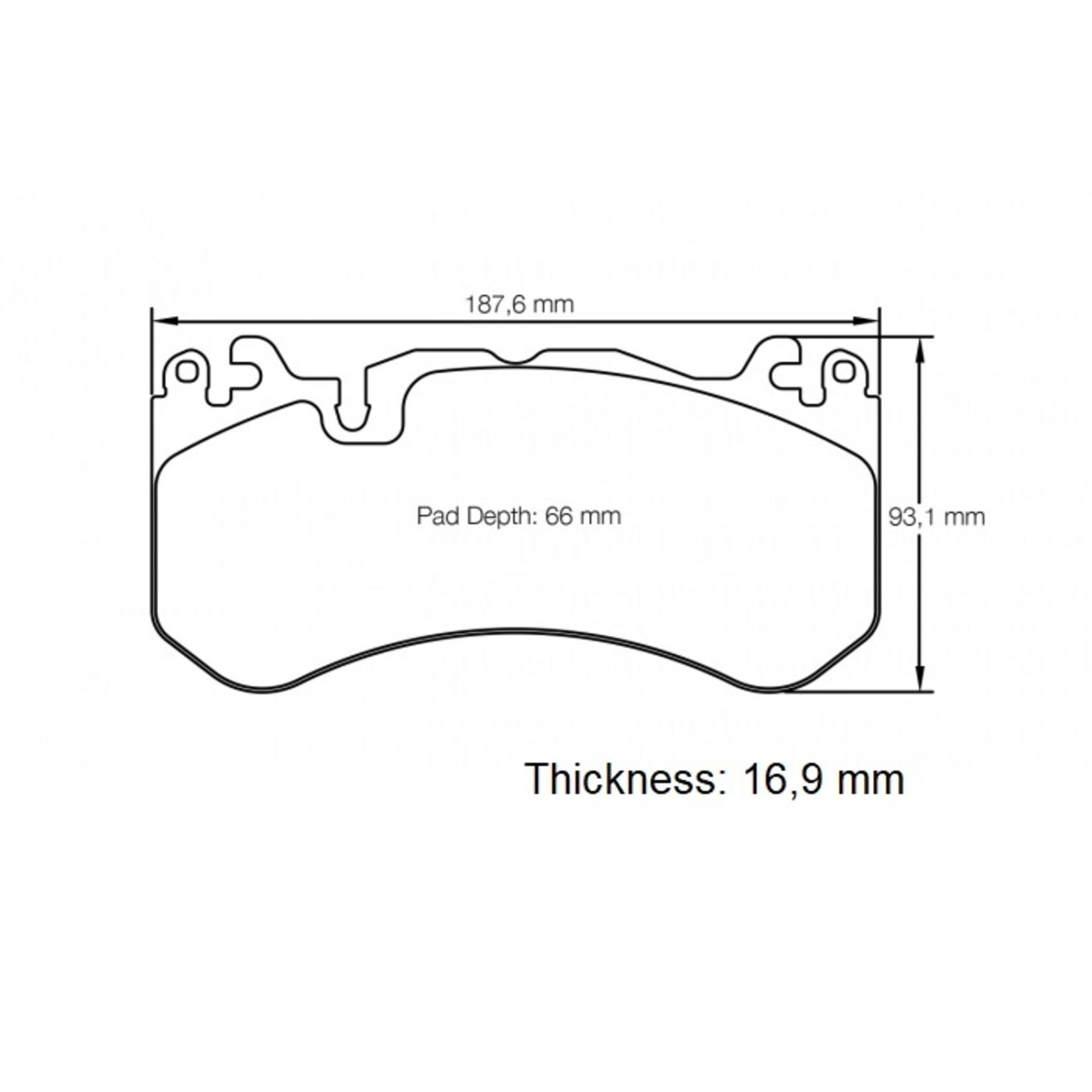 PAGID Racing Raceblok set RSL29