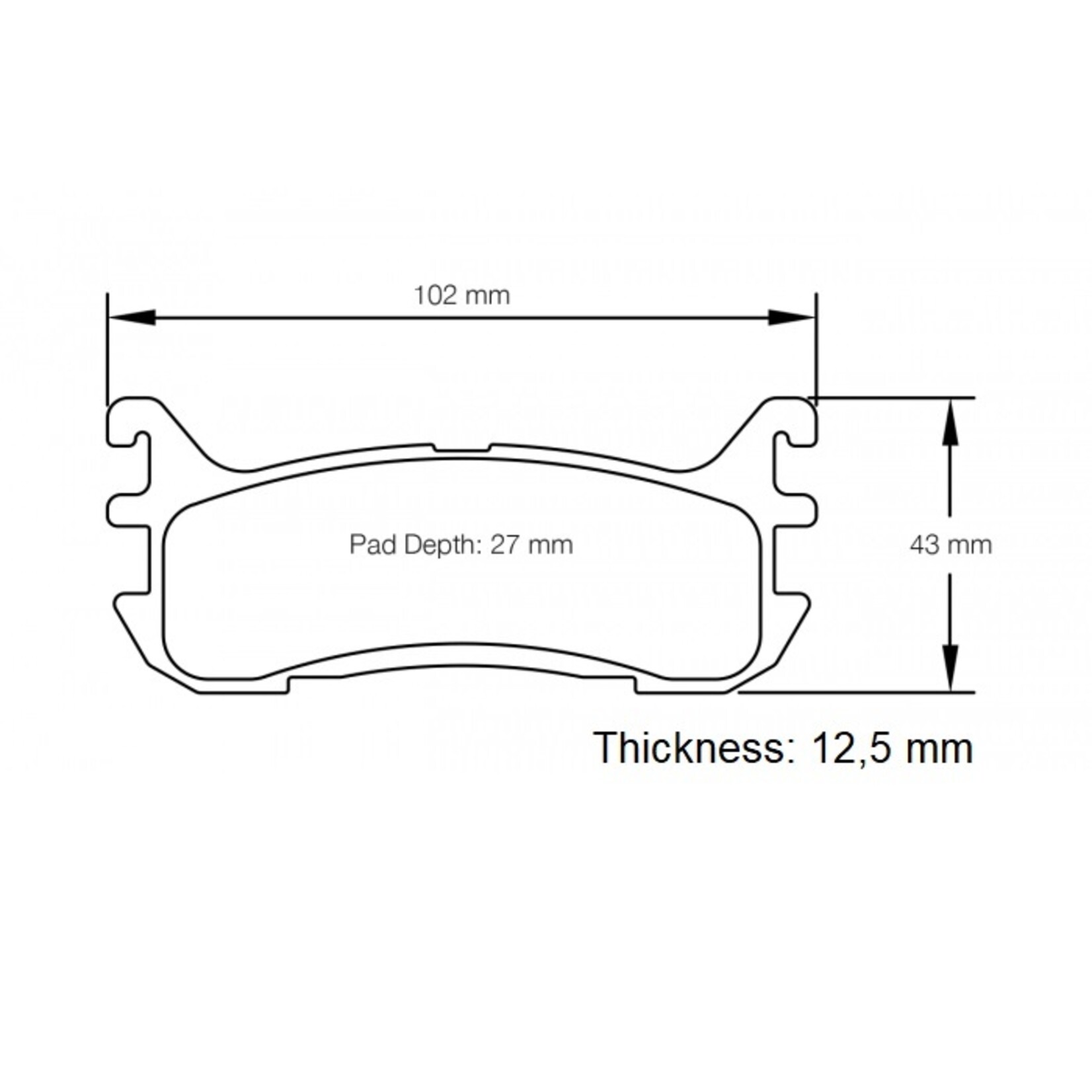 PAGID Racing Raceblok set RST4
