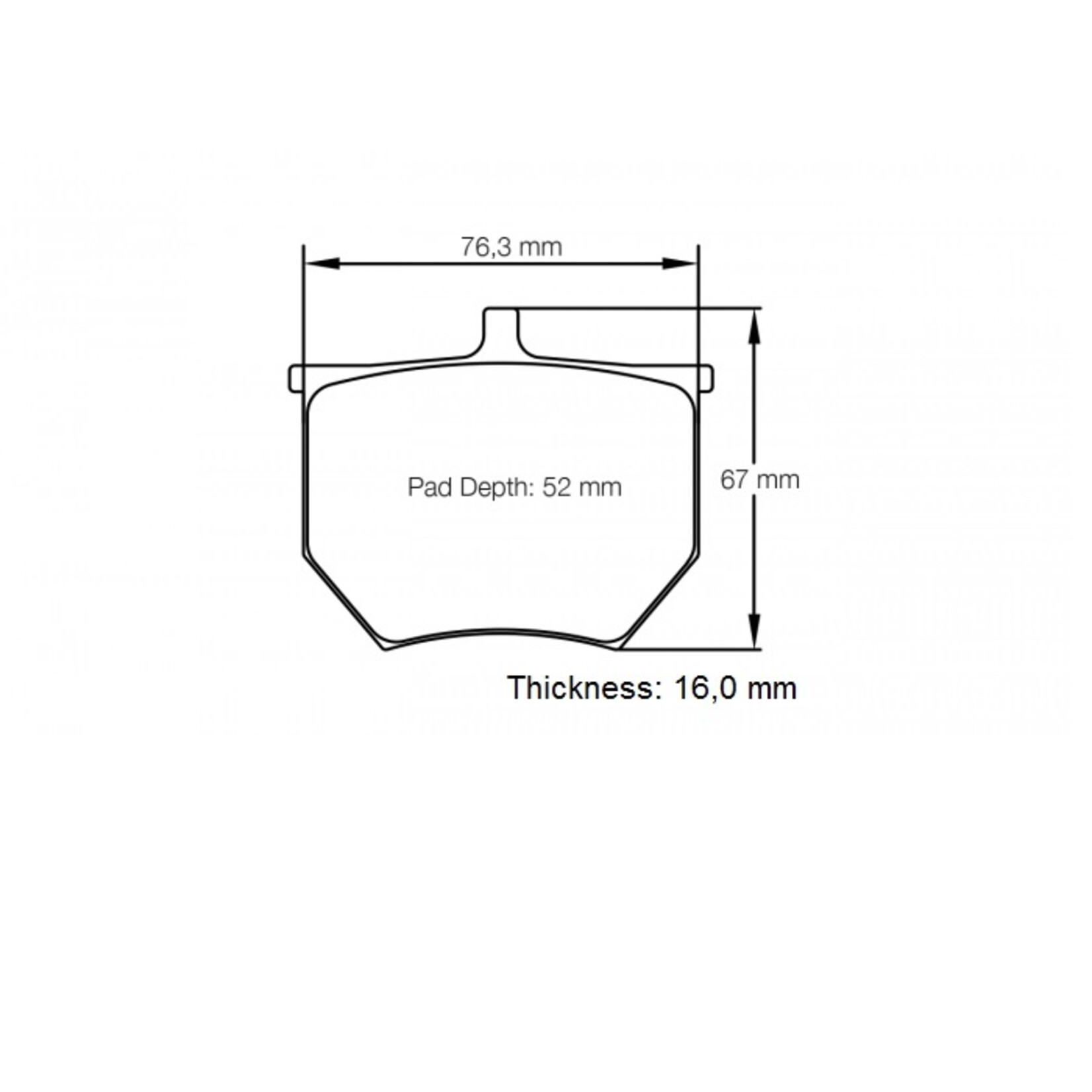 PAGID Racing Raceblok set RSH3