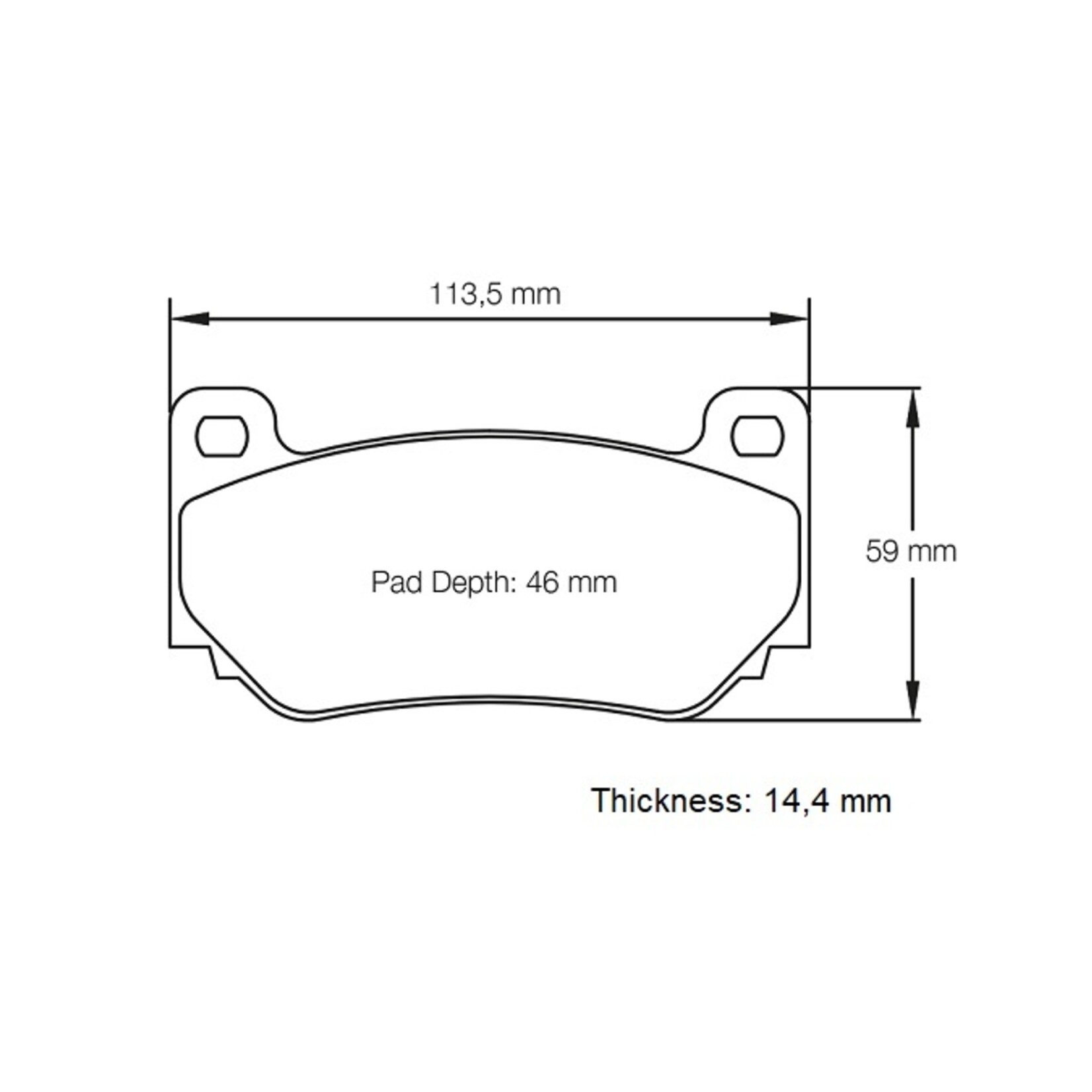 PAGID Racing Raceblok set RS14