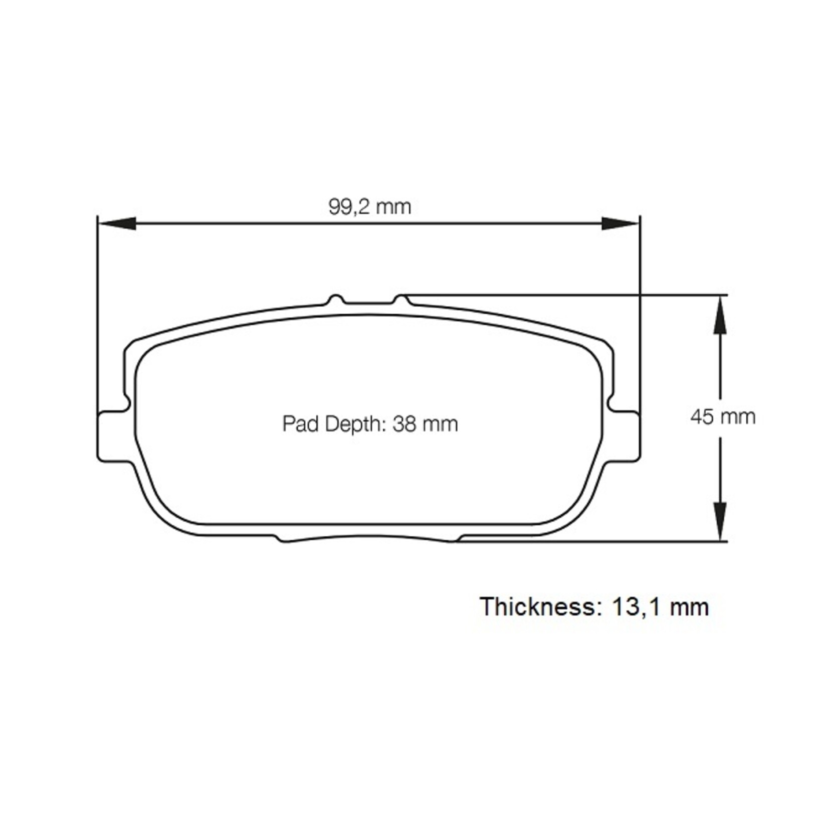 PAGID Racing Raceblok set RS44