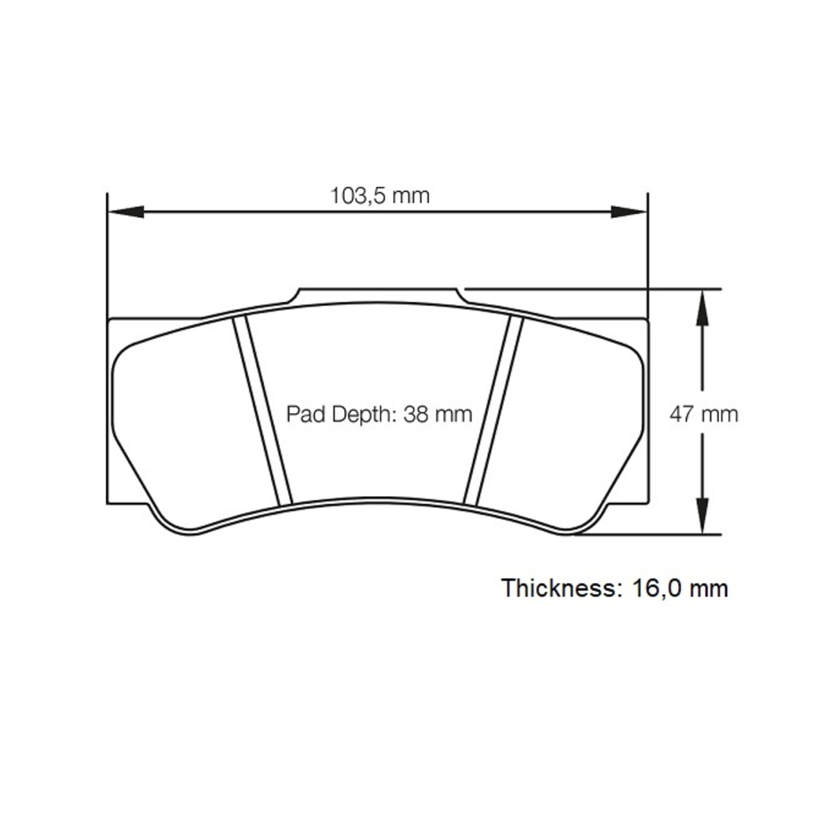 PAGID Racing Raceblok set RS42