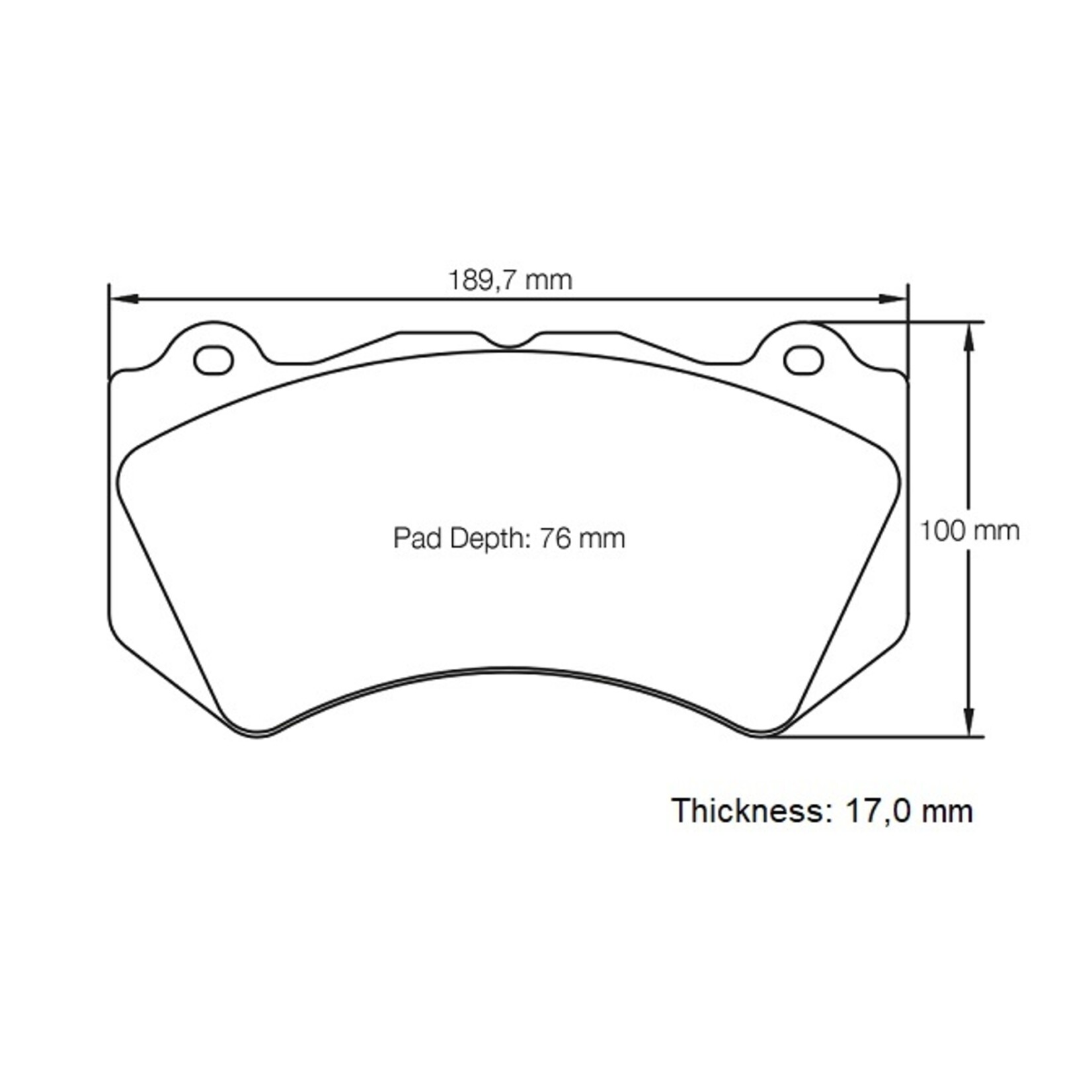 PAGID Racing Raceblok set RSL29