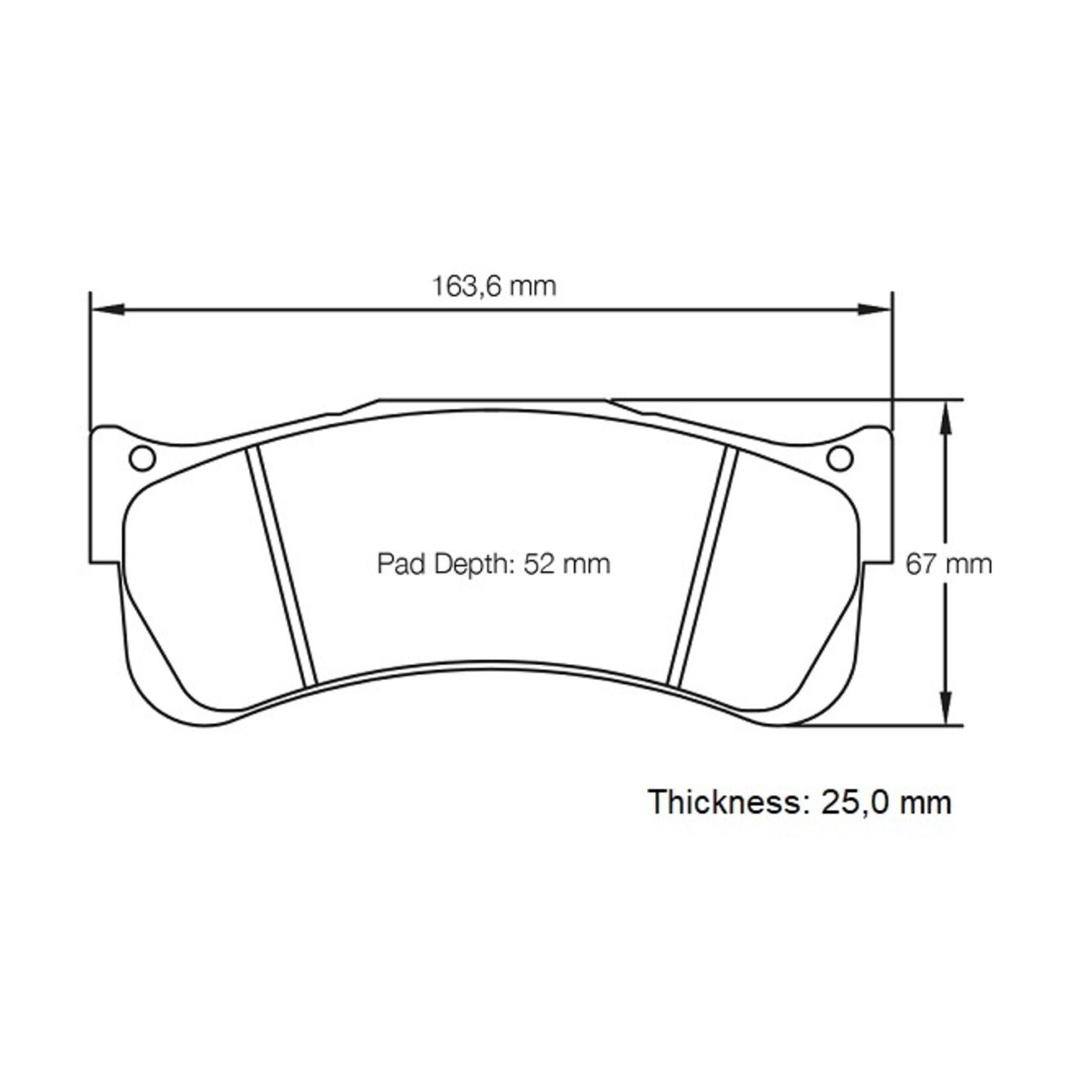 PAGID Racing Raceblok set RST1