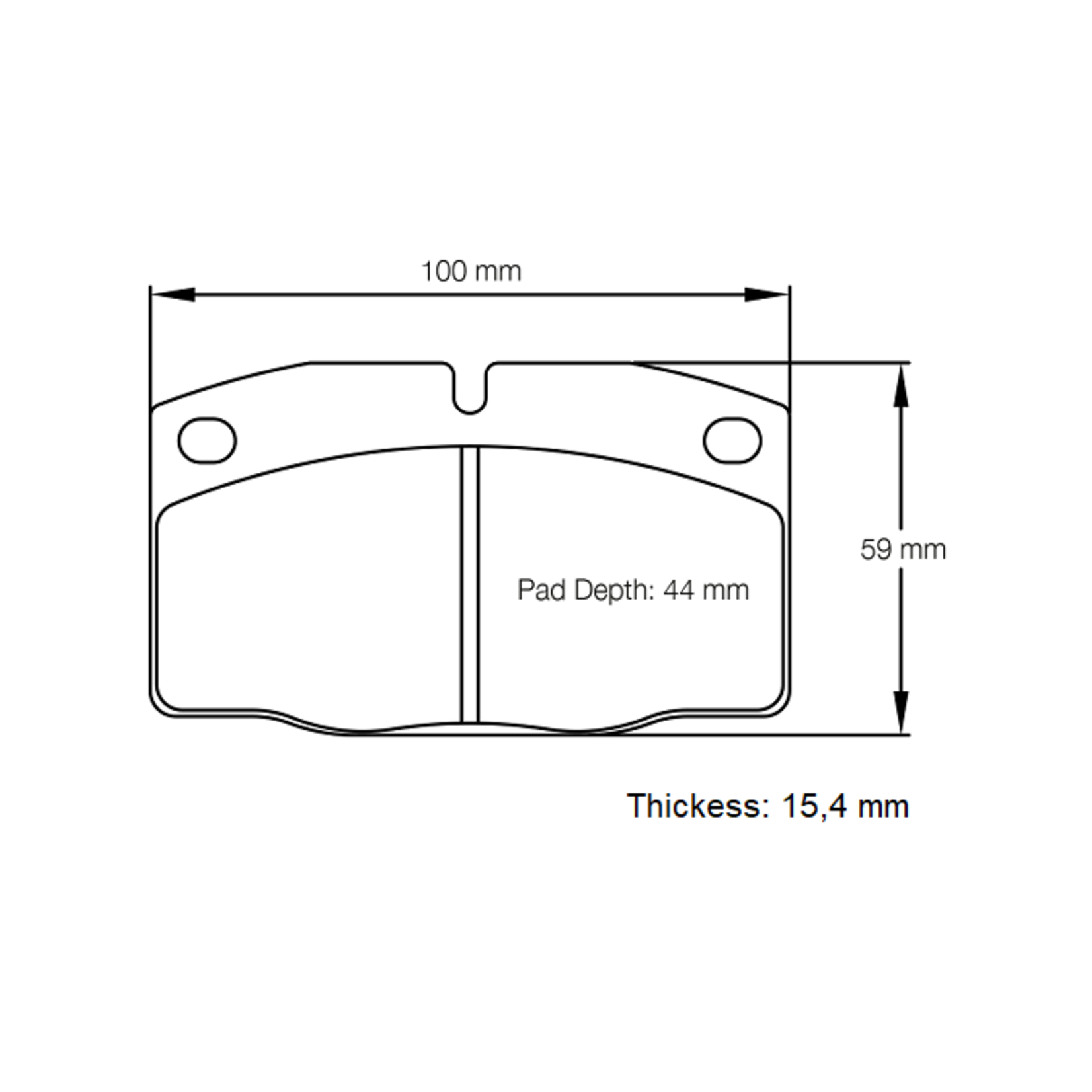PAGID Racing Raceblok set RSH42