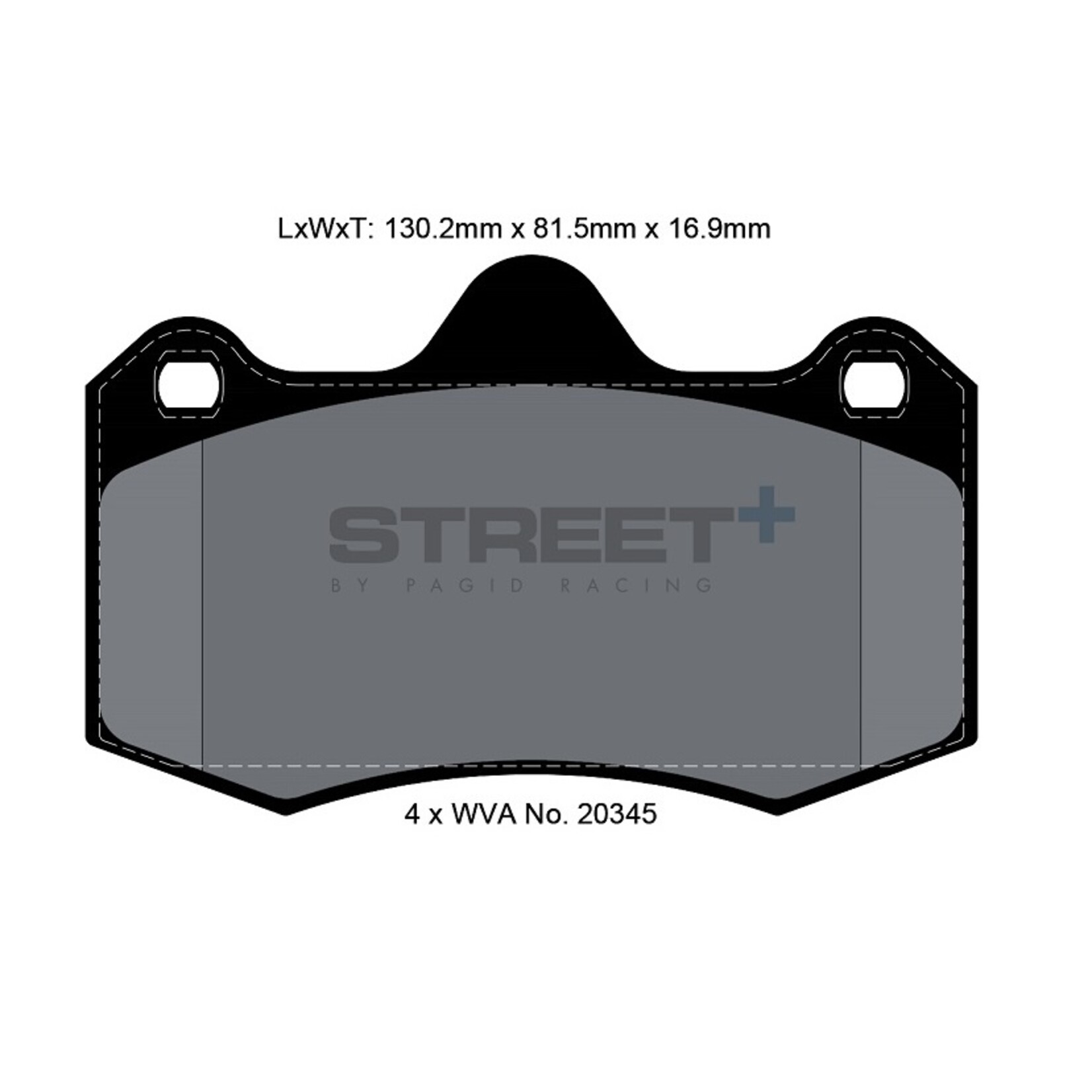 PAGID Racing Remblokset Street+ by PAGID