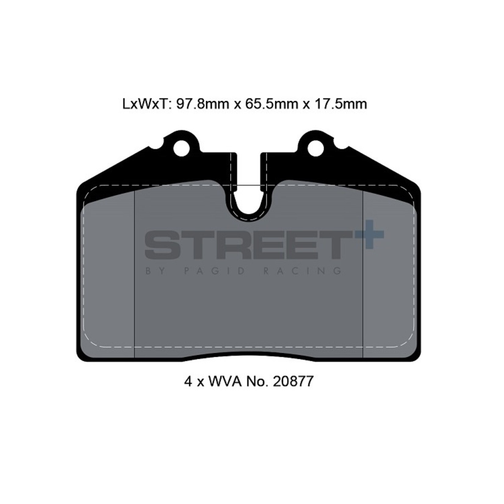 PAGID Racing Remblokset Street+ by PAGID