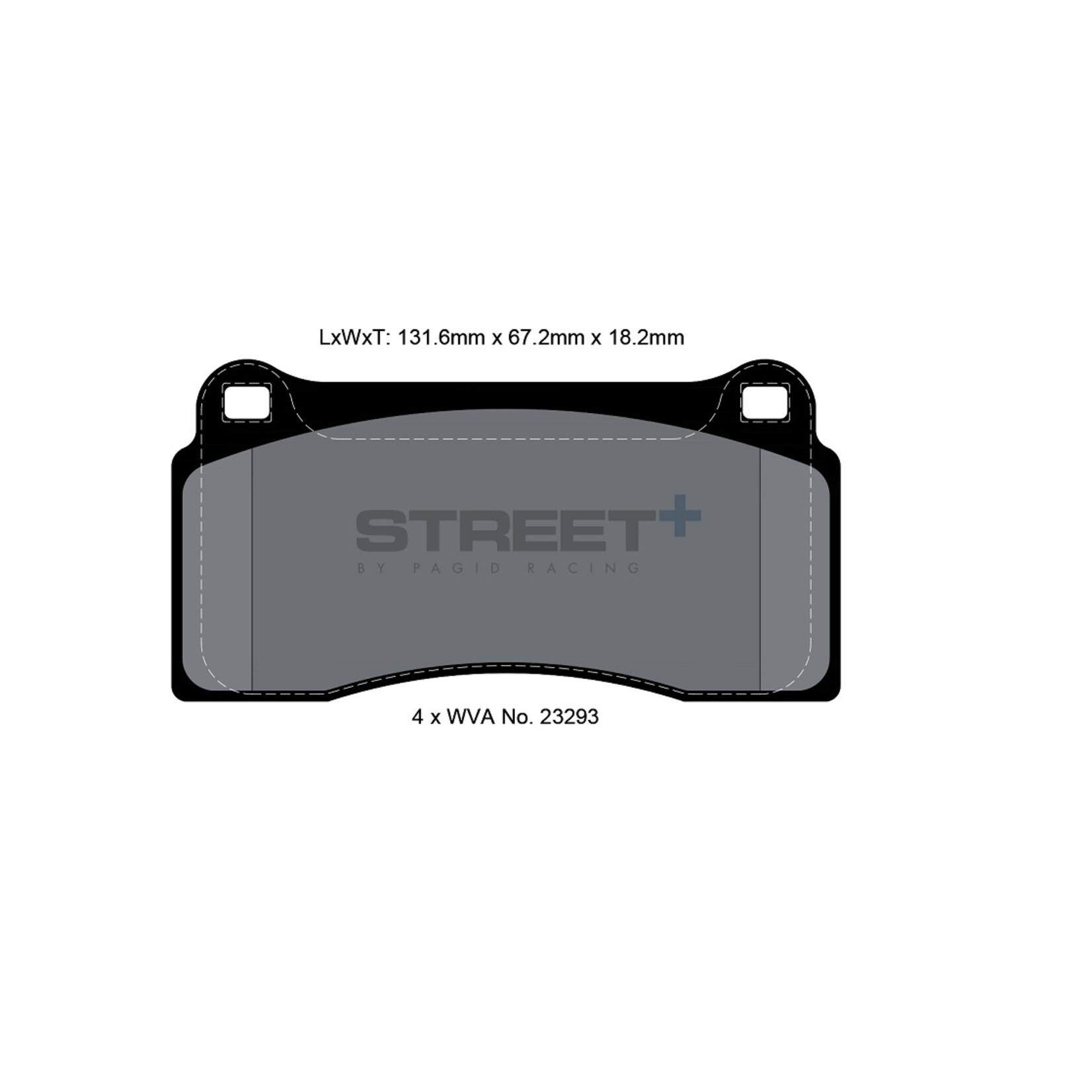 PAGID Racing Remblokset Street+ by PAGID