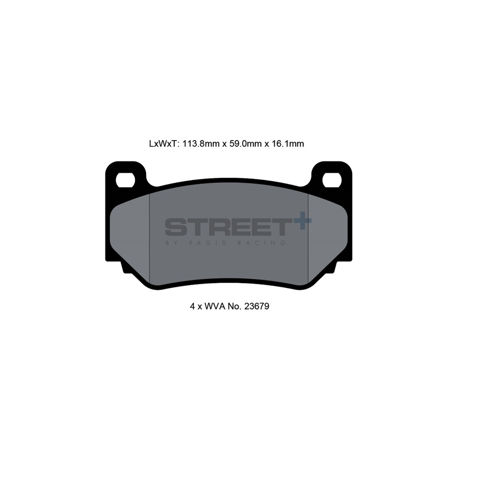 PAGID Racing Remblokset Street+ by PAGID