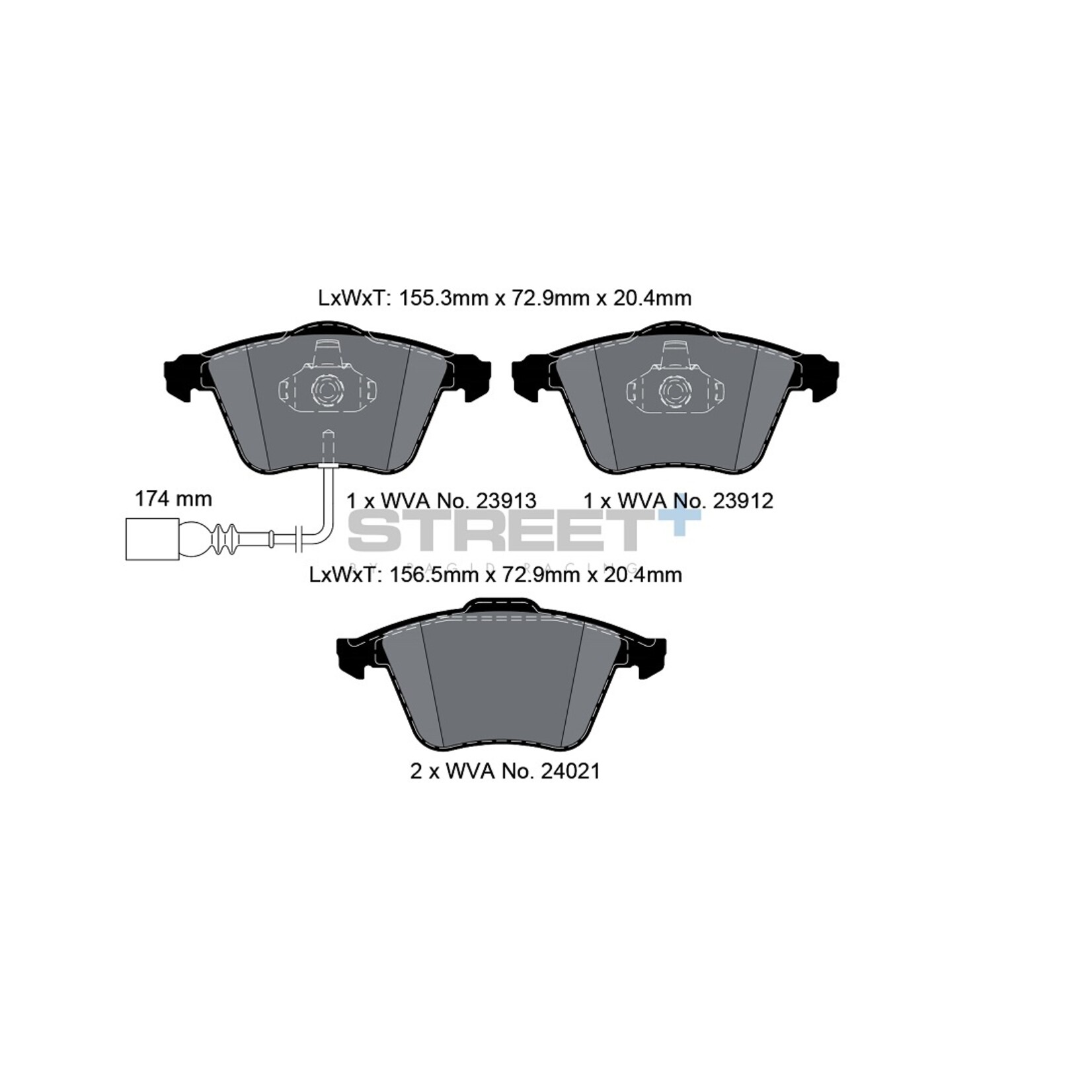 PAGID Racing Remblokset Street+ by PAGID