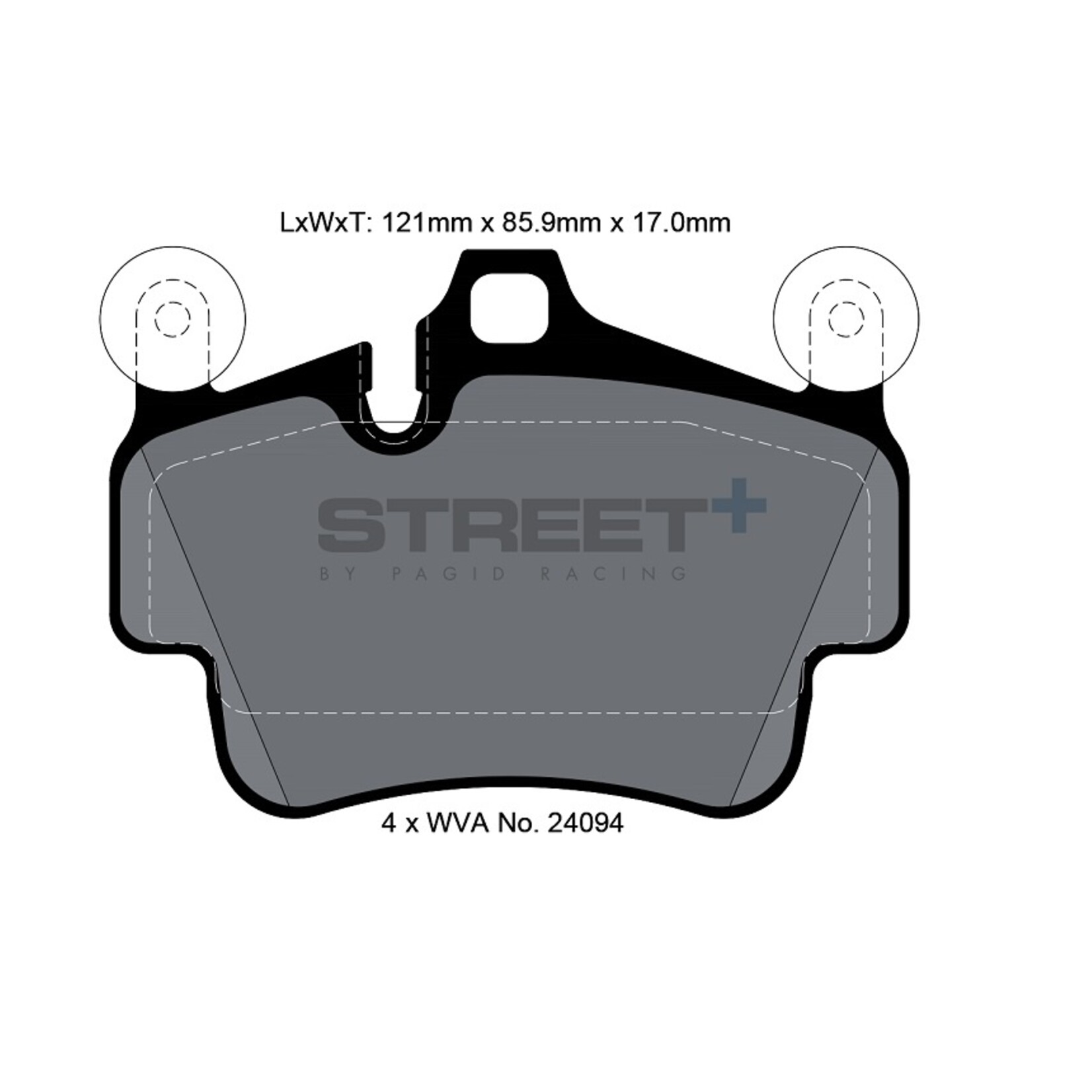 PAGID Racing Remblokset Street+ by PAGID