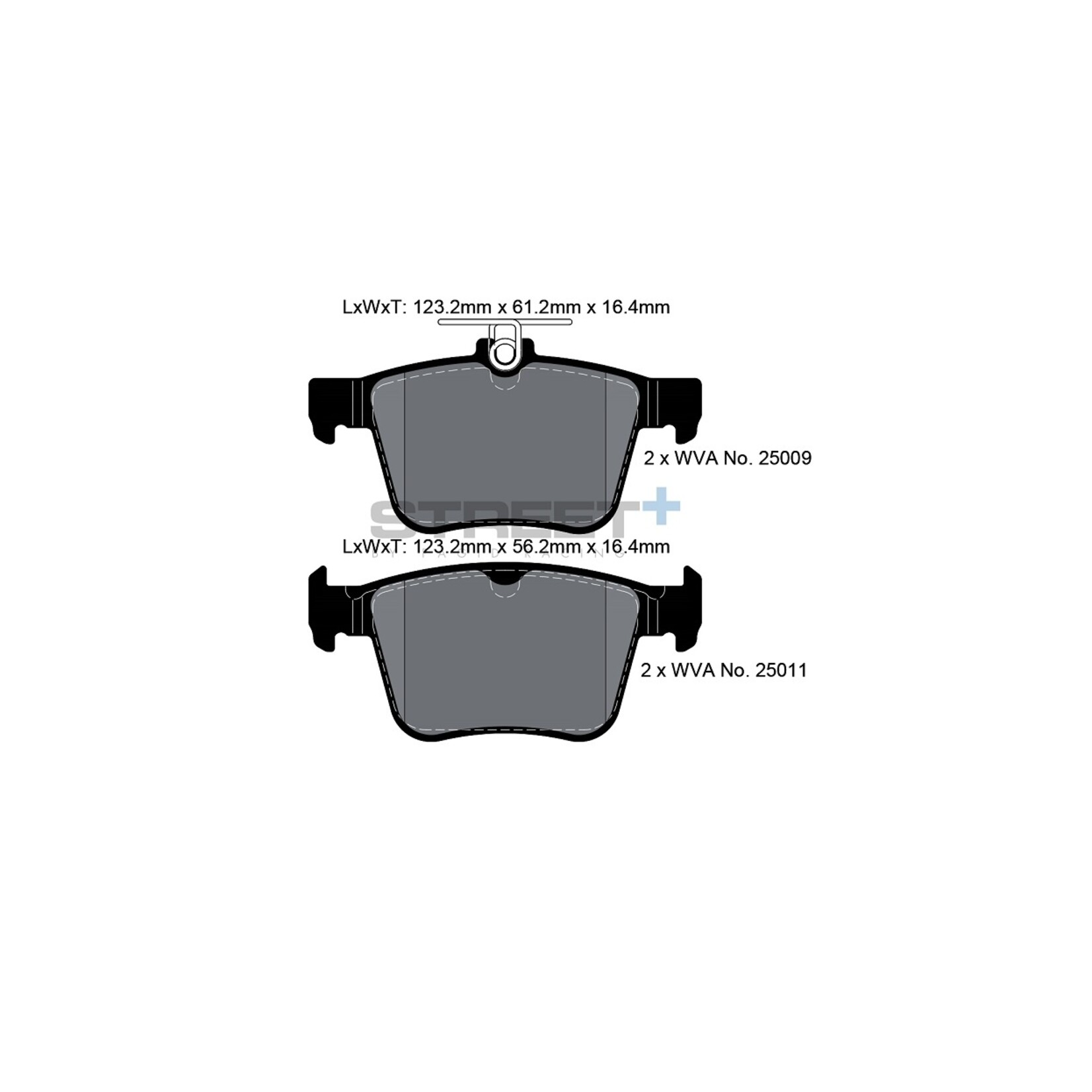 PAGID Racing Remblokset Street+ by PAGID