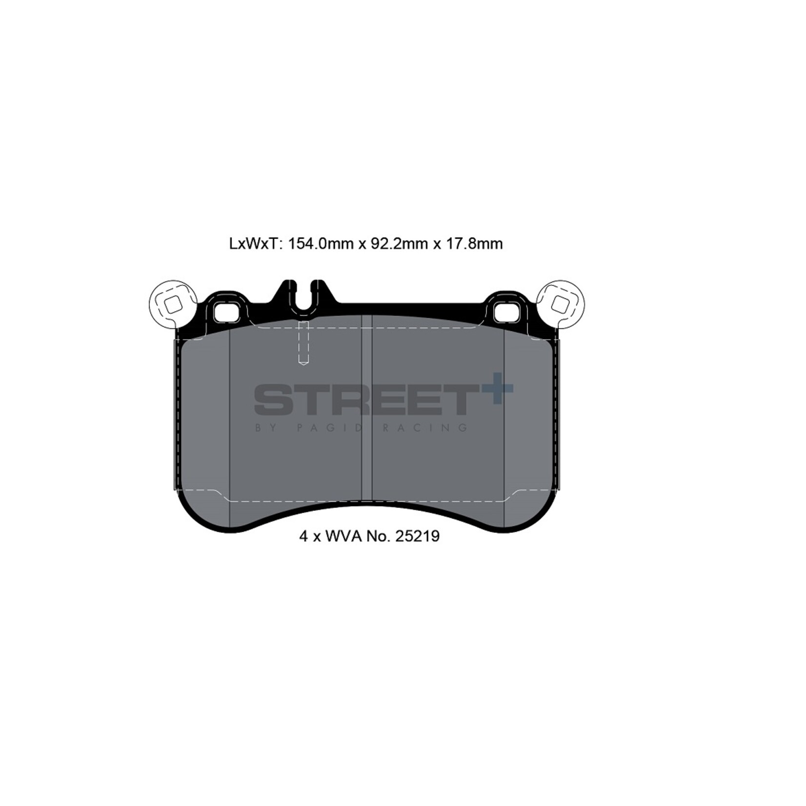 PAGID Racing Remblokset Street+ by PAGID