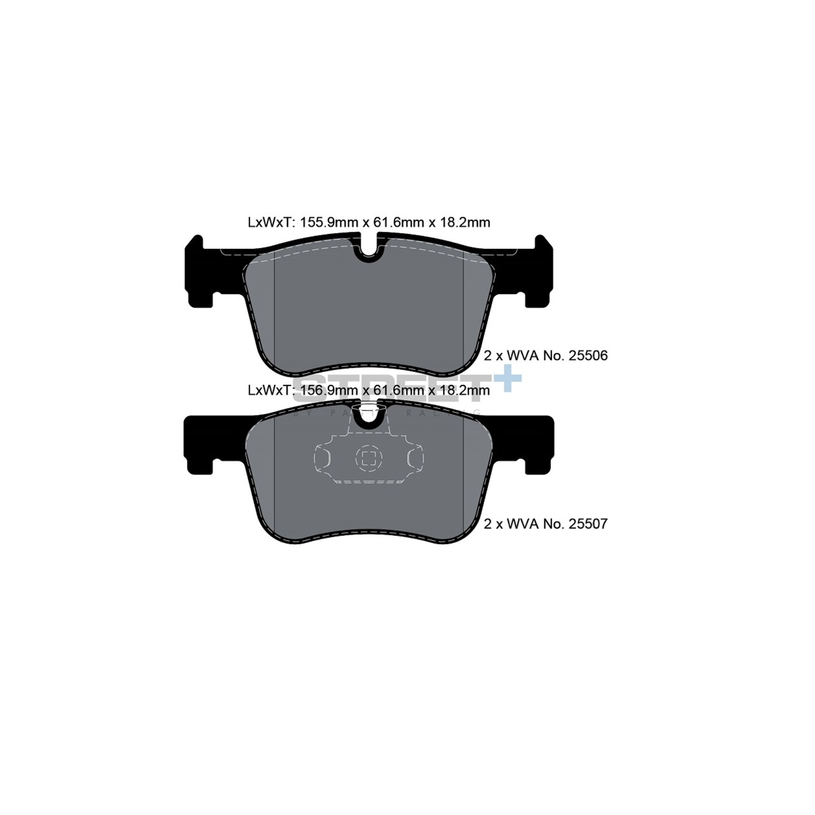 PAGID Racing Remblokset Street+ by PAGID