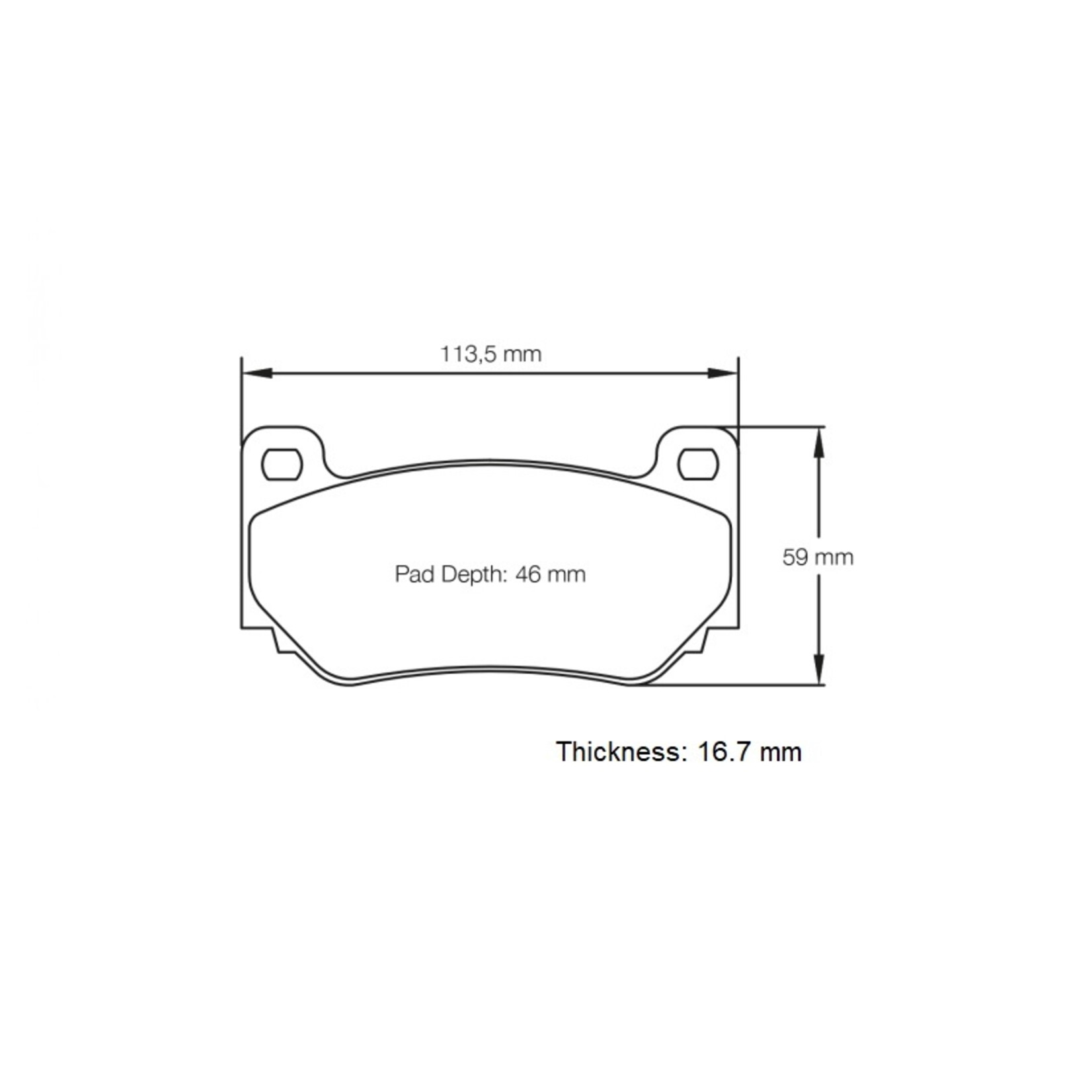 PAGID Racing Raceblok set RS14