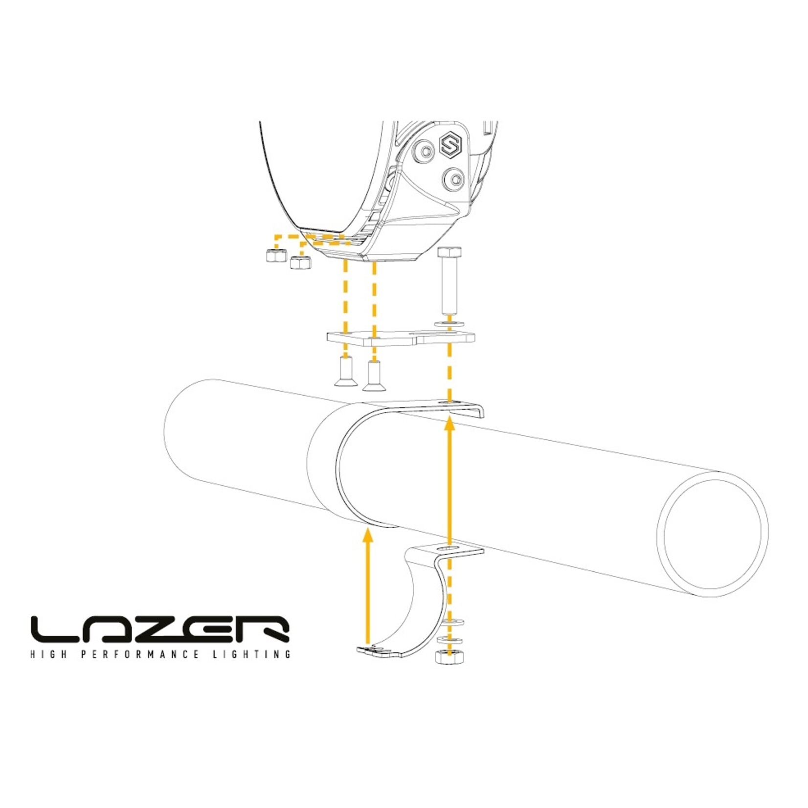 Lazer Lamps Flat Transfer Plate - for 2x  Sentinel