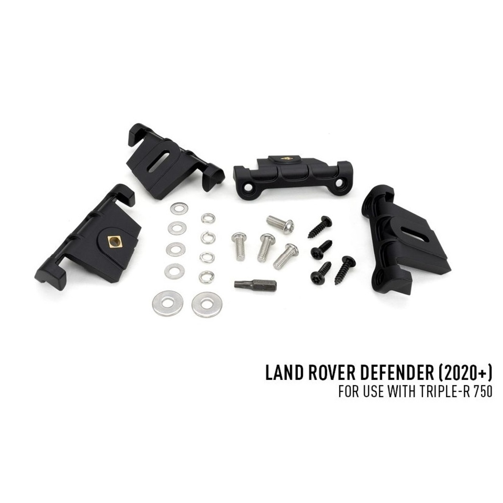 Lazer Lamps Land Rover Defender (2020+) - Grille Mount Kit (includes: 2x Triple-R 750 Elite (Gen2), 1x Grille Mount Brackets, 1x 2L-LP-120)