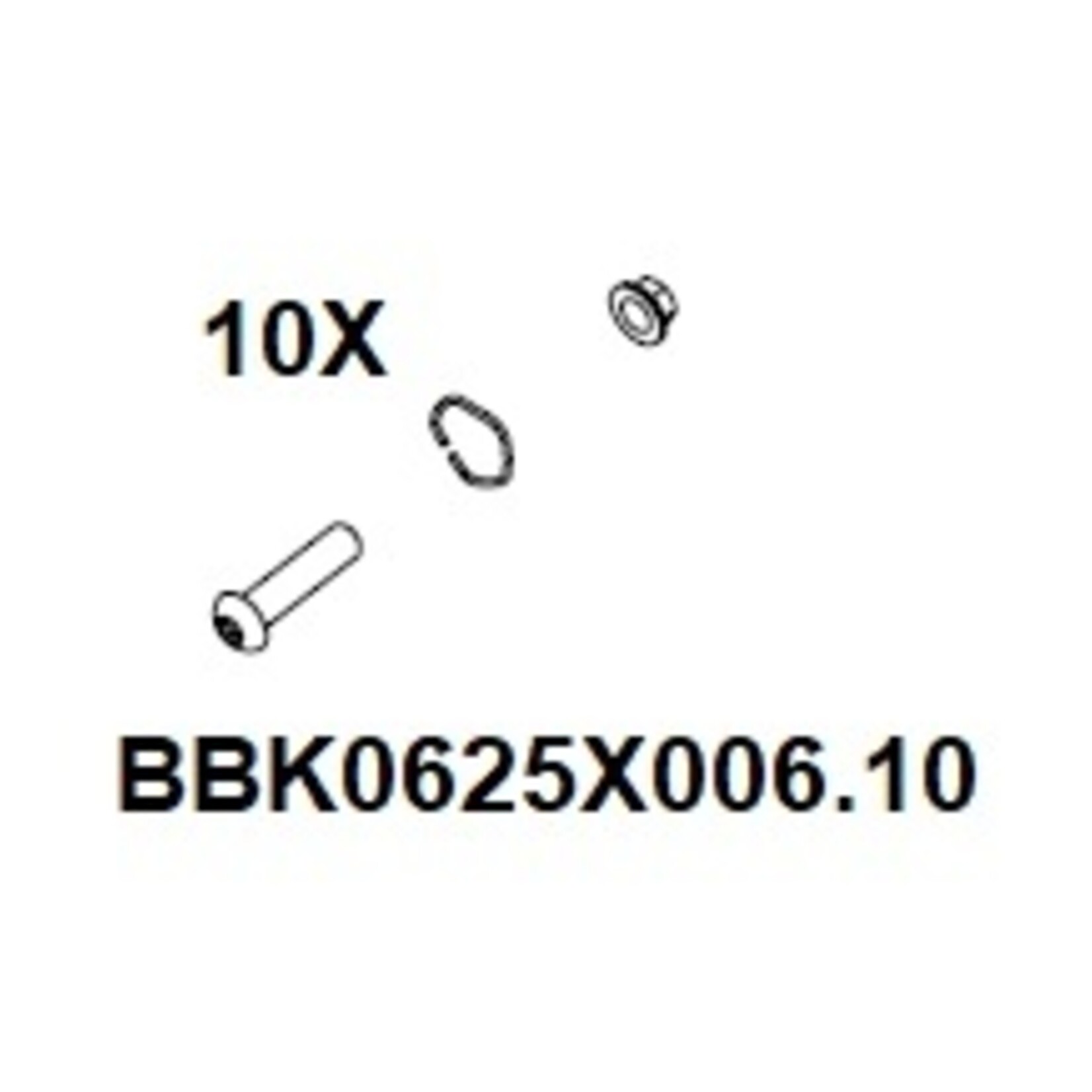 Alcon Racing Bevestigingsset Alcon set van 10