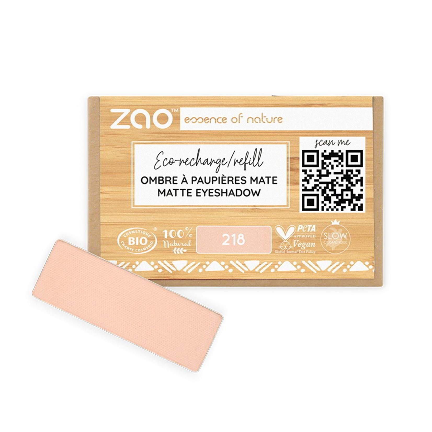 ZAO Matte Eyeshadow Refill - 218