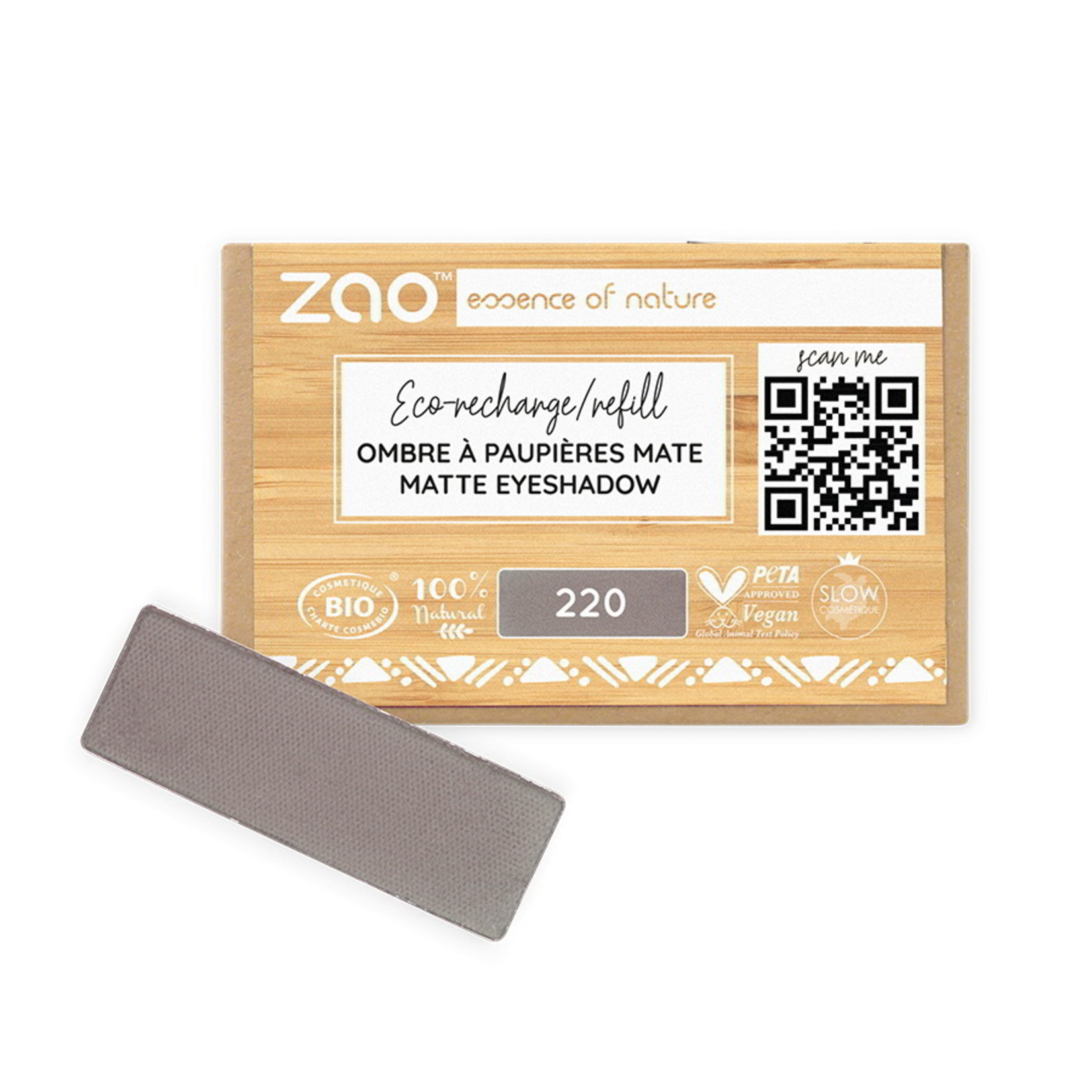 ZAO Matte Eyeshadow Refill - 220