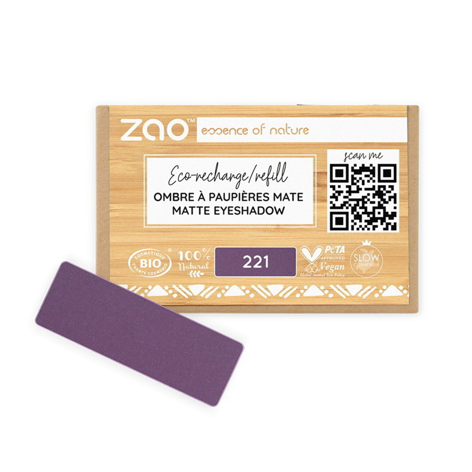 ZAO Matte Eyeshadow Refill - 221
