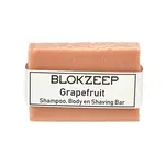Blokzeep Natuurlijke scheerzeep, shampoo & body bar in 1 – Grapefruit (100gr)