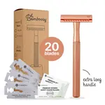 Bamboozy Safety Razor Rose Gold For Women - Stainless Steel