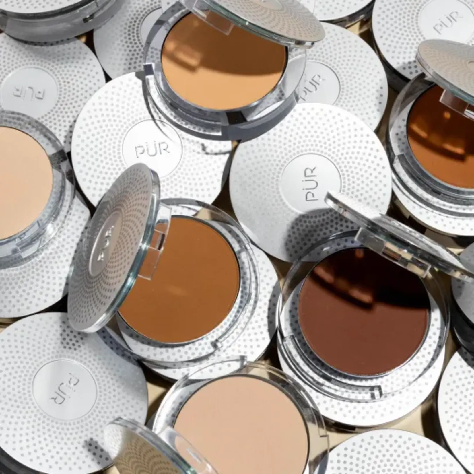 4 in 1 Pressed Mineral Makeup Powder SPF 15 - Medium Tan