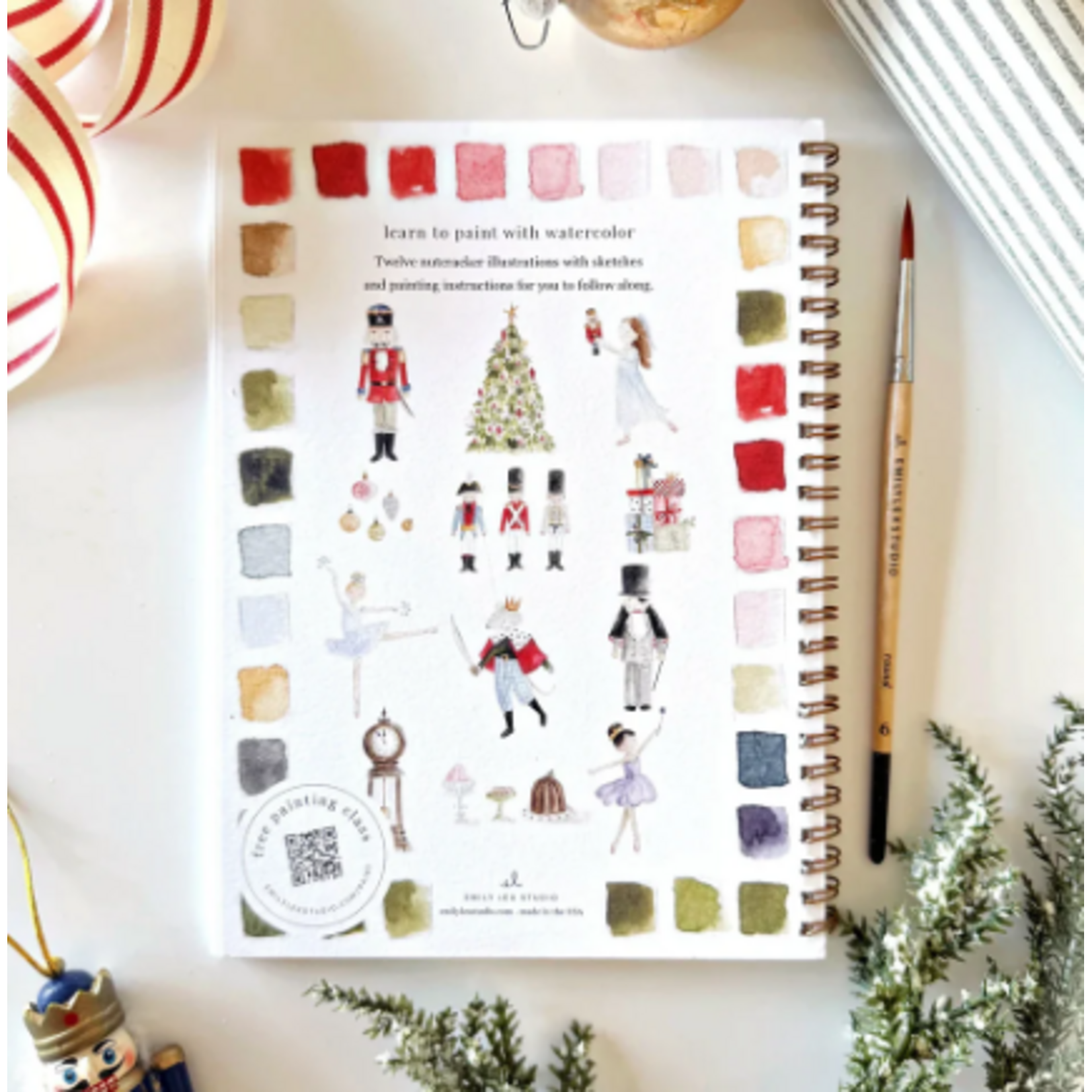 emily lex studio Emily Lex Studio - Watercolor Workbook - Nutcracker