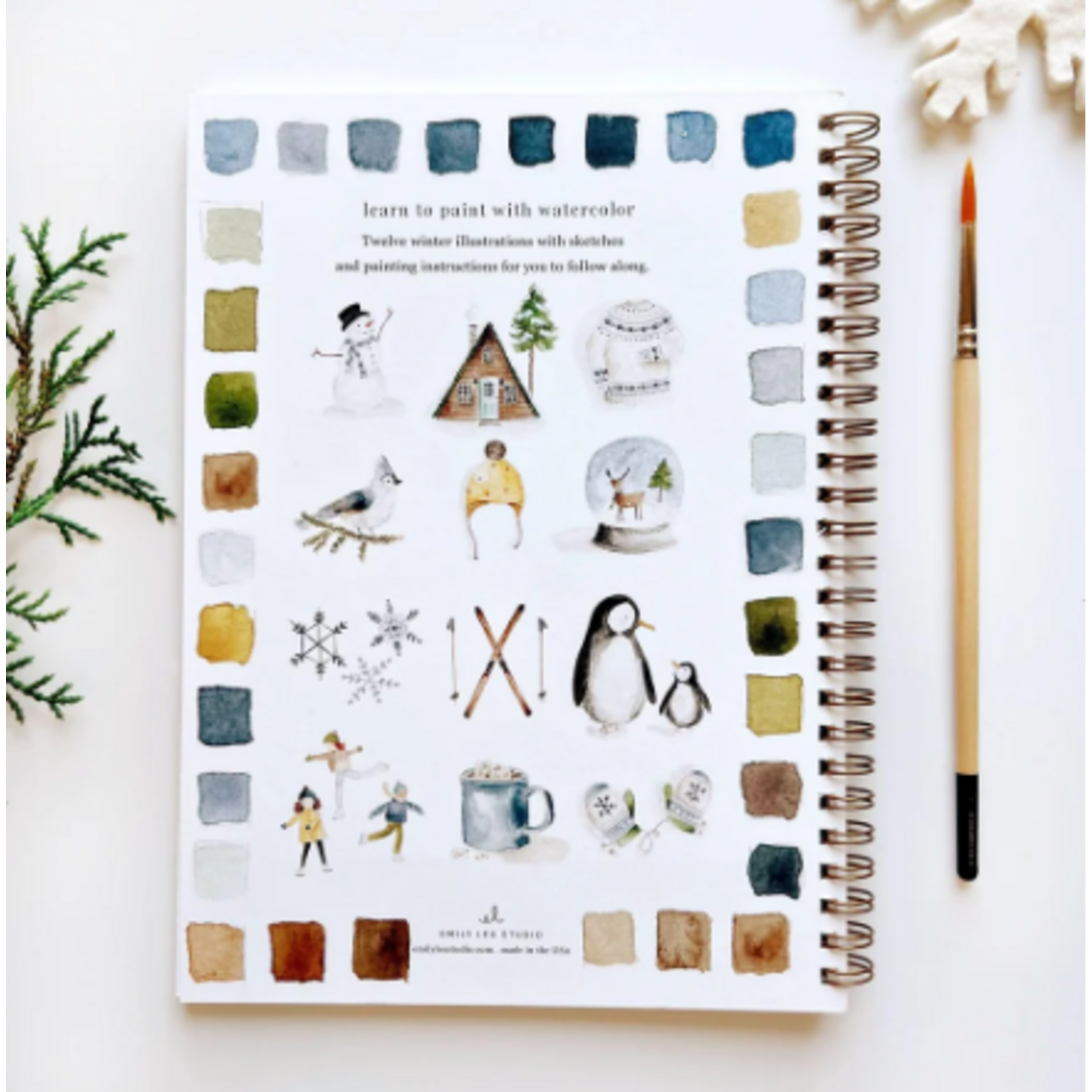 emily lex studio Emily Lex Studio - Watercolor Workbook - Winter