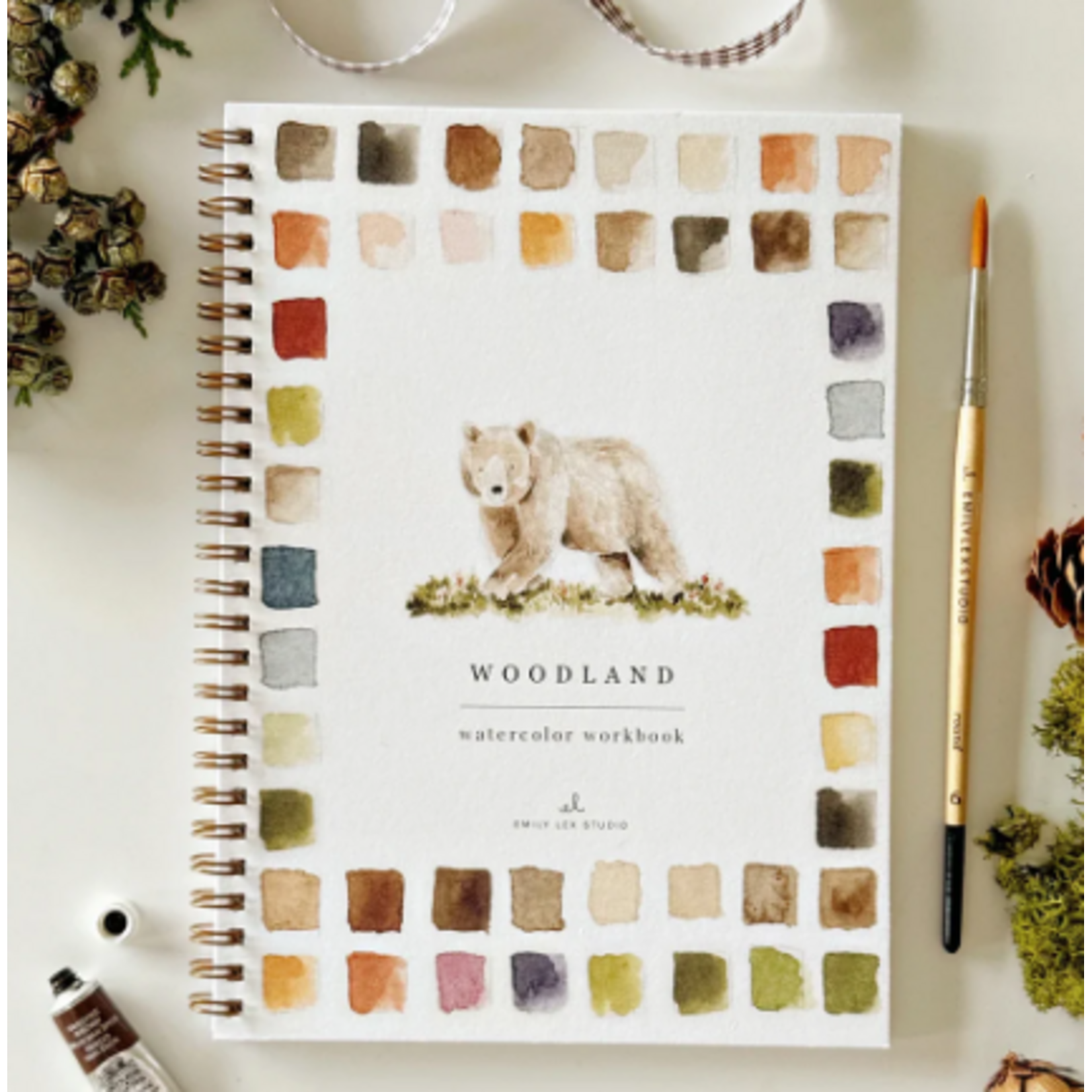 emily lex studio Emily Lex Studio - Watercolor Workbook - Woodland
