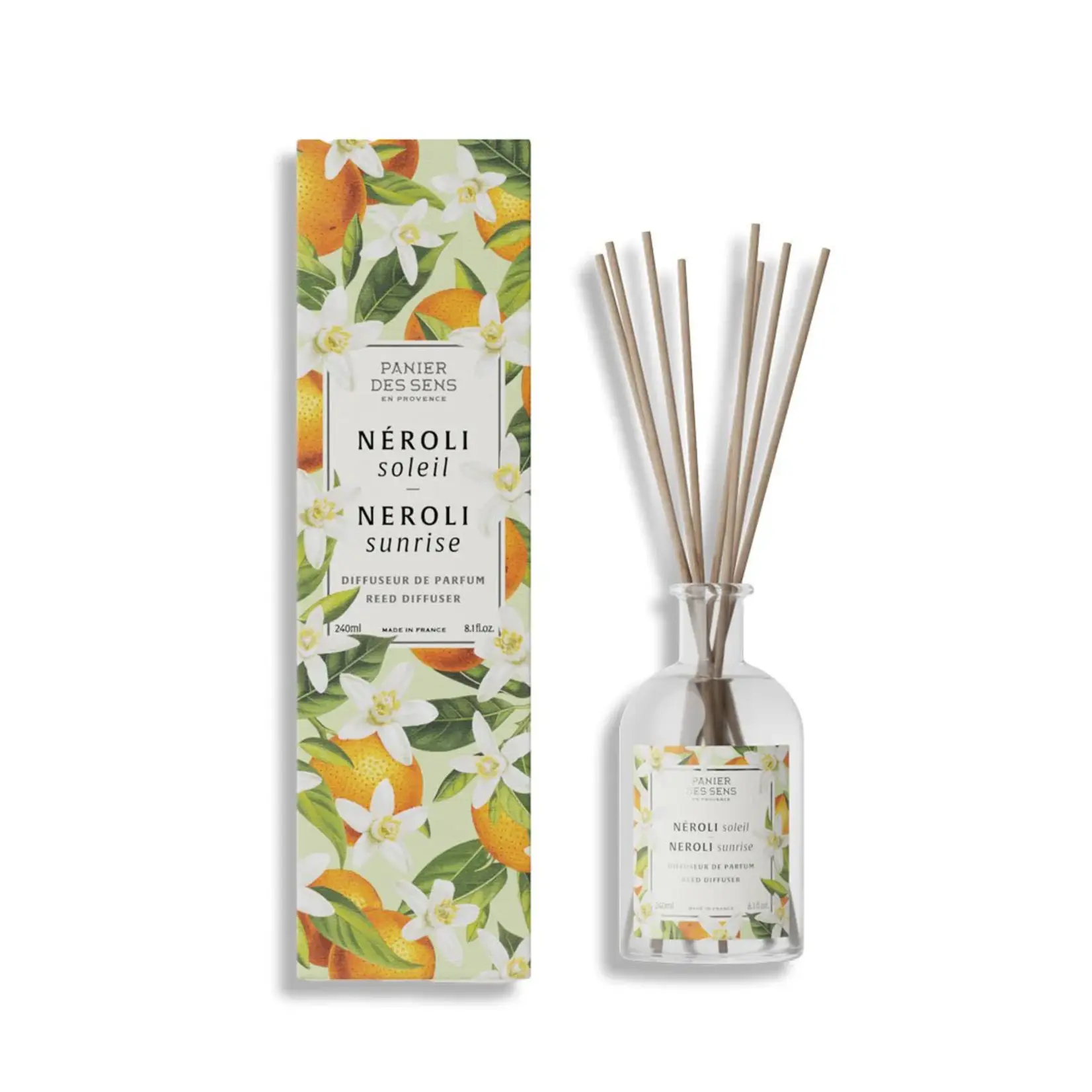 Panier des Sens Home reed diffuser Neroli sunrise 240ml