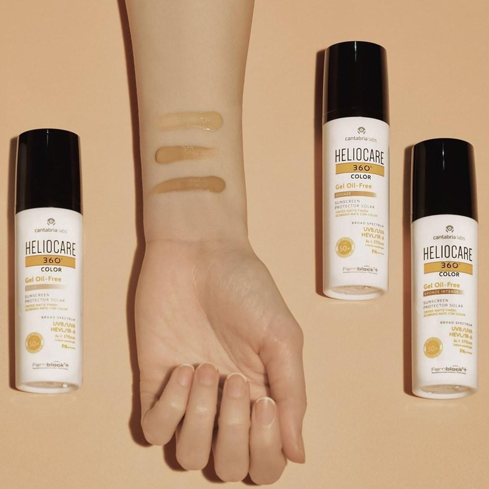 Heliocare Heliocare 360° Gel Oil Free SPF 50+ BRONZE