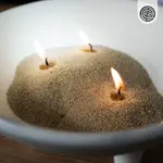 Cosmeau Home Candle Sand - Sandalwood