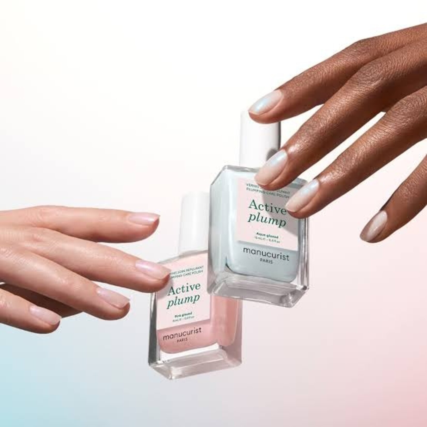Manucurist Paris Manucurist - Active Plump Aqua Glazed - Plumping Care Polish