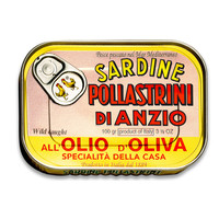 Pollastrini Sardines i all olio di oliva 100 gram