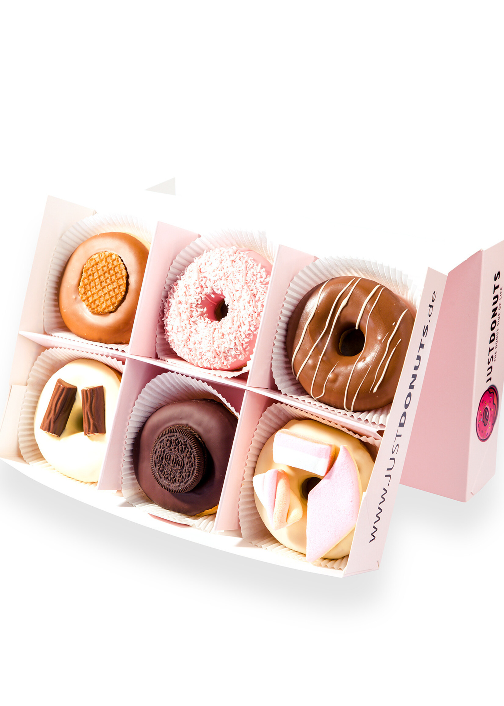 Quickbox ''ungefüllt".  Unsere Bestseller aus der Kategorie ungefüllte Donuts für die schnelle Auswahl in der Just Donuts Box zusammengestellt.