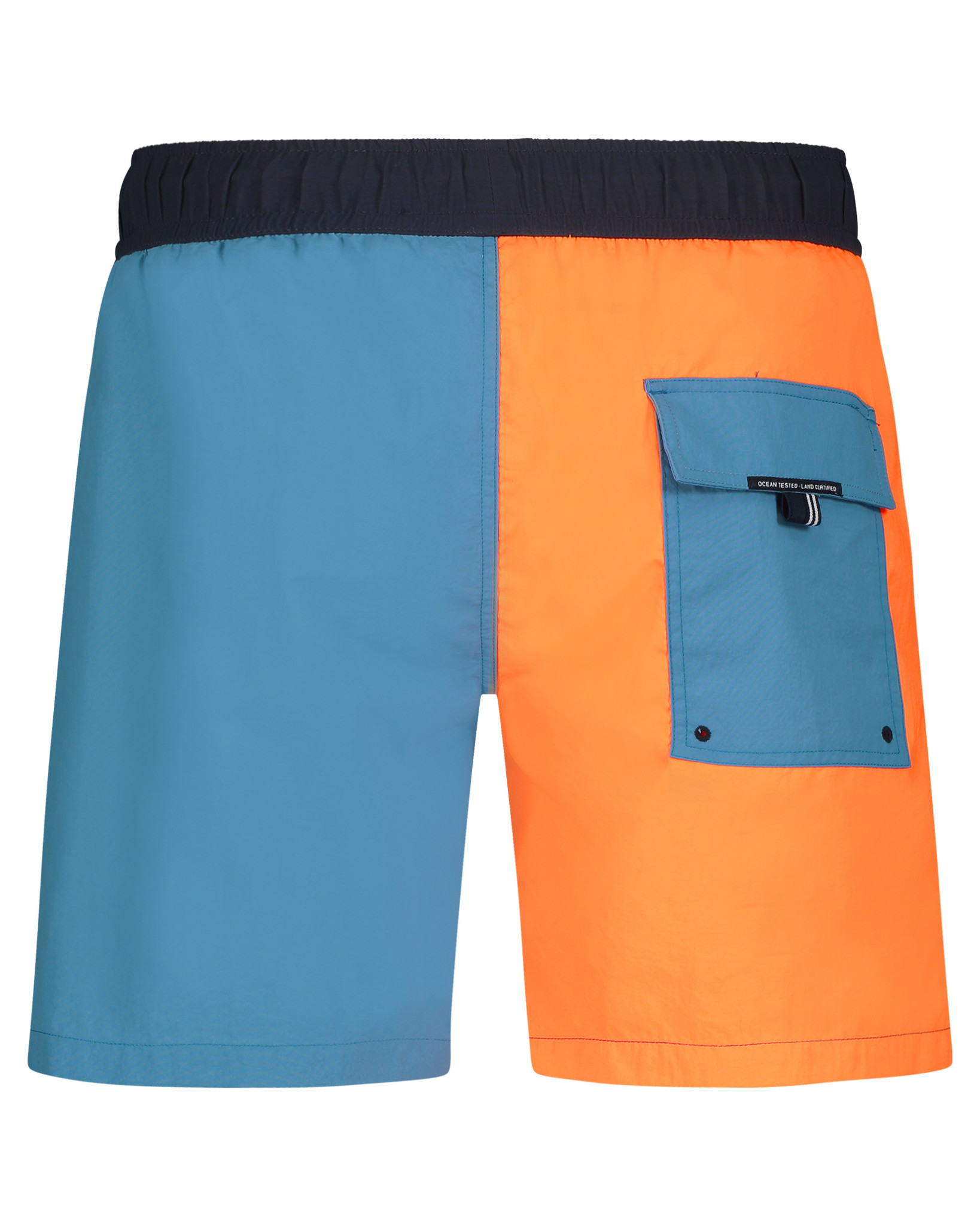 Zwemshorts Seafloor met color blocking dessin