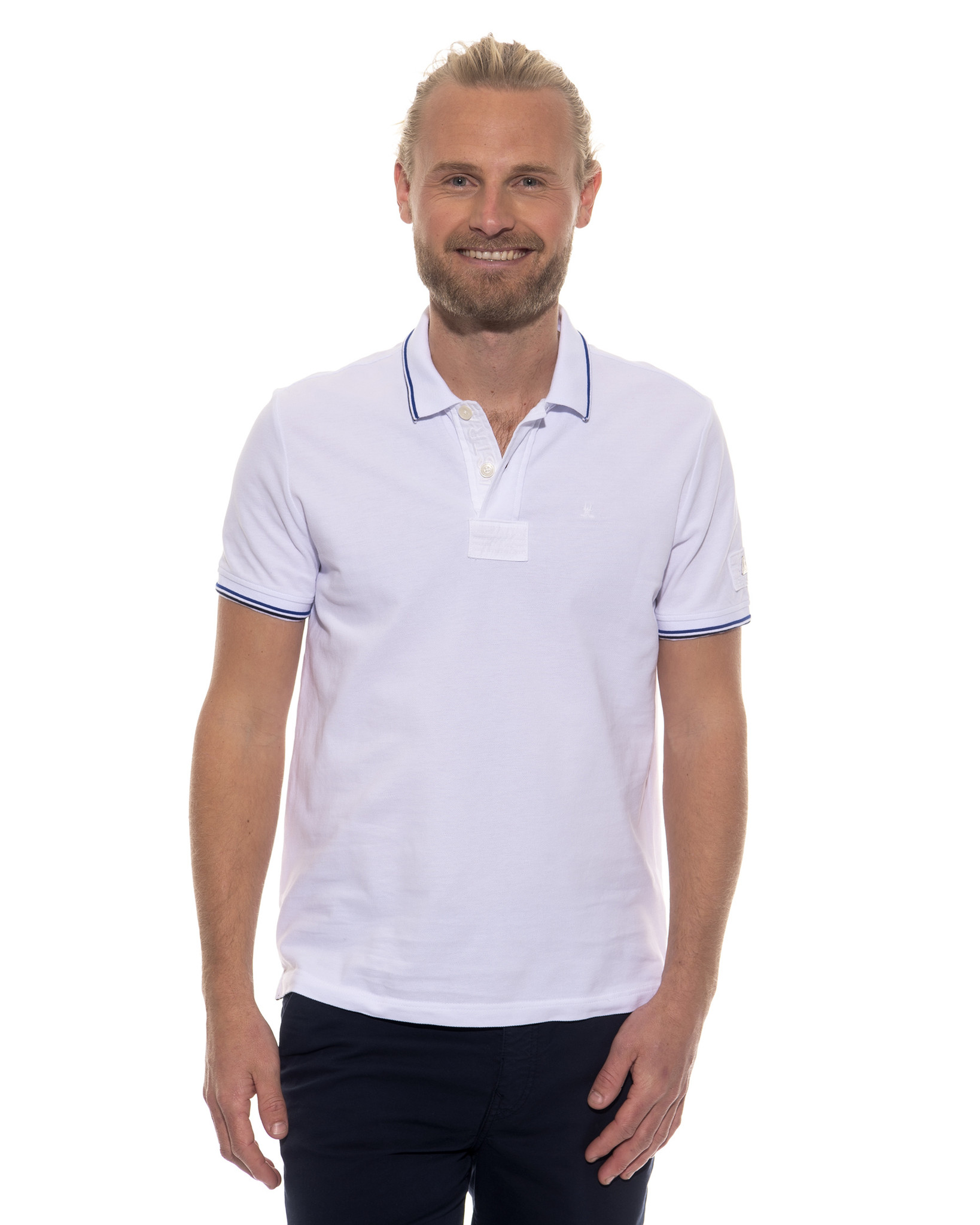 Polo Leeward met getipte details