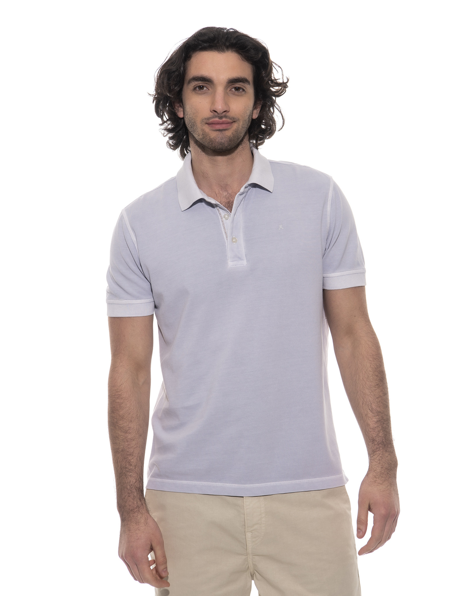 Polo Bright met garment dye