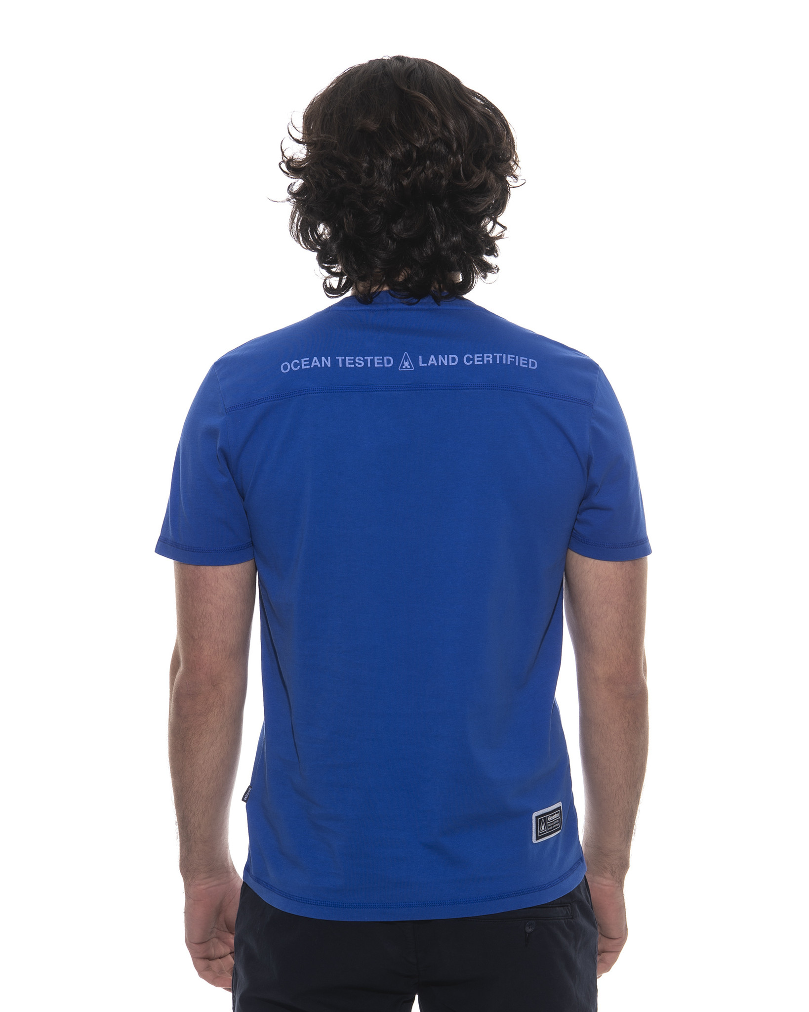 T-shirt Blue Rays with print