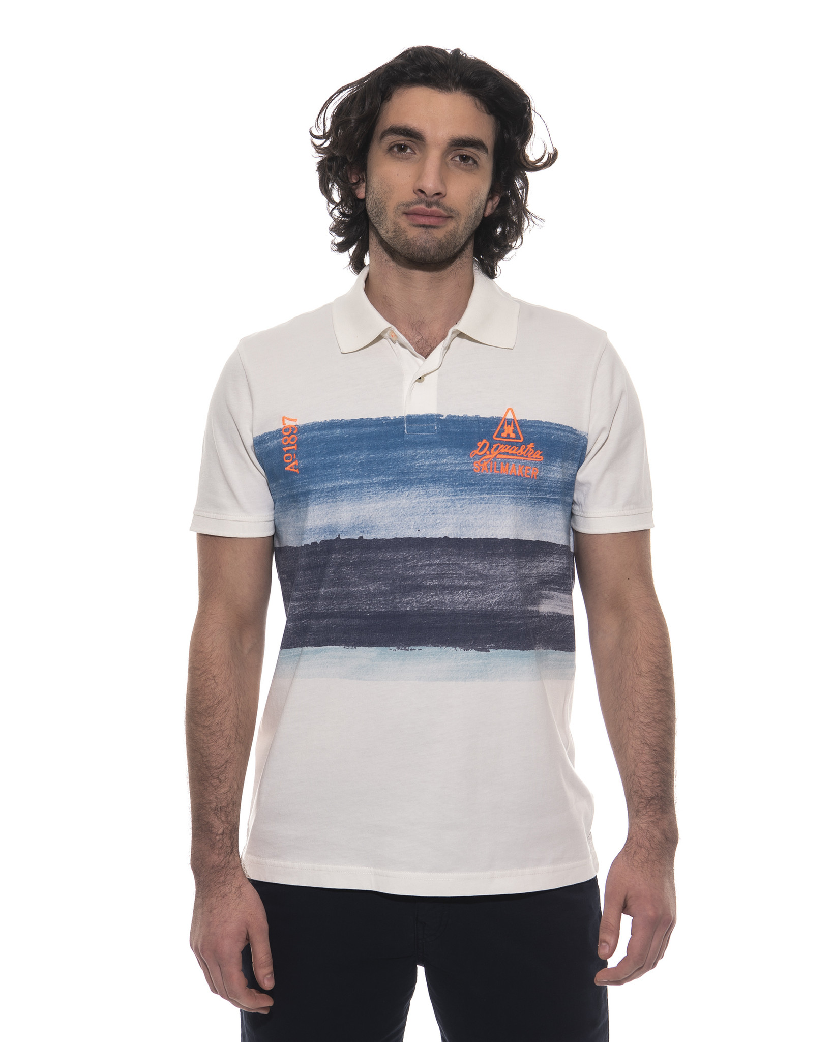 Polo Jolly met gestreepte print