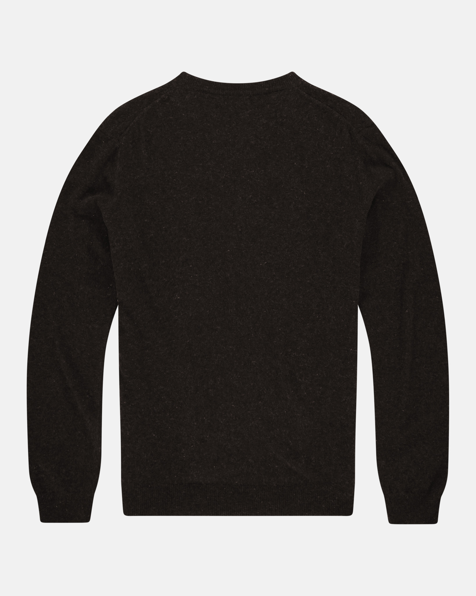 Woolen Blend Melange Crewneck Pullover