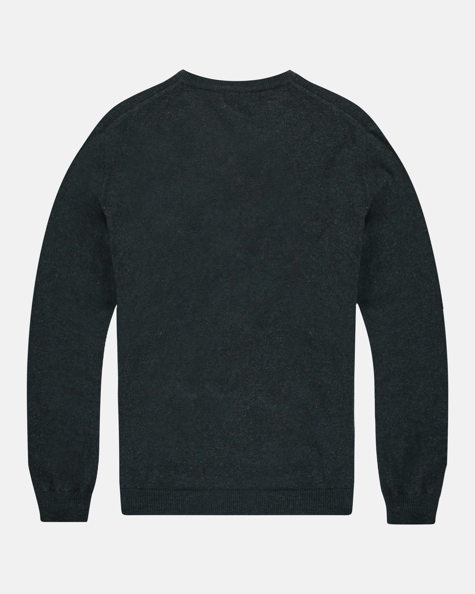 Woolen Blend Melange Crewneck Pullover