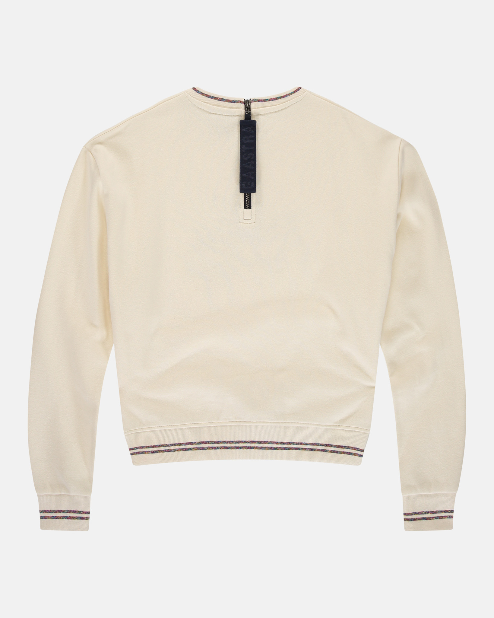 Sweater Equator with glitter branding - Blanc