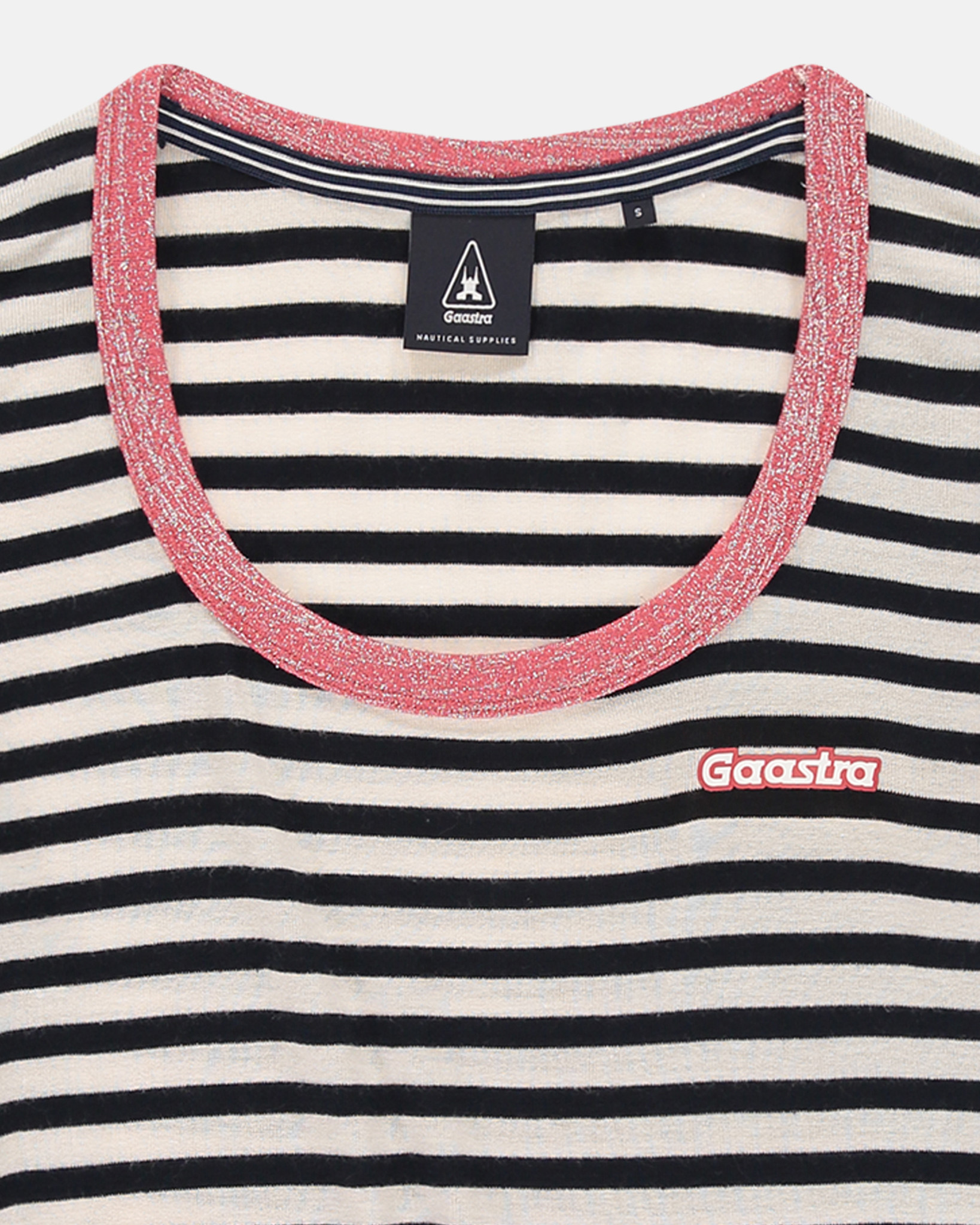 Long sleeved pencil striped Pulley shirt 