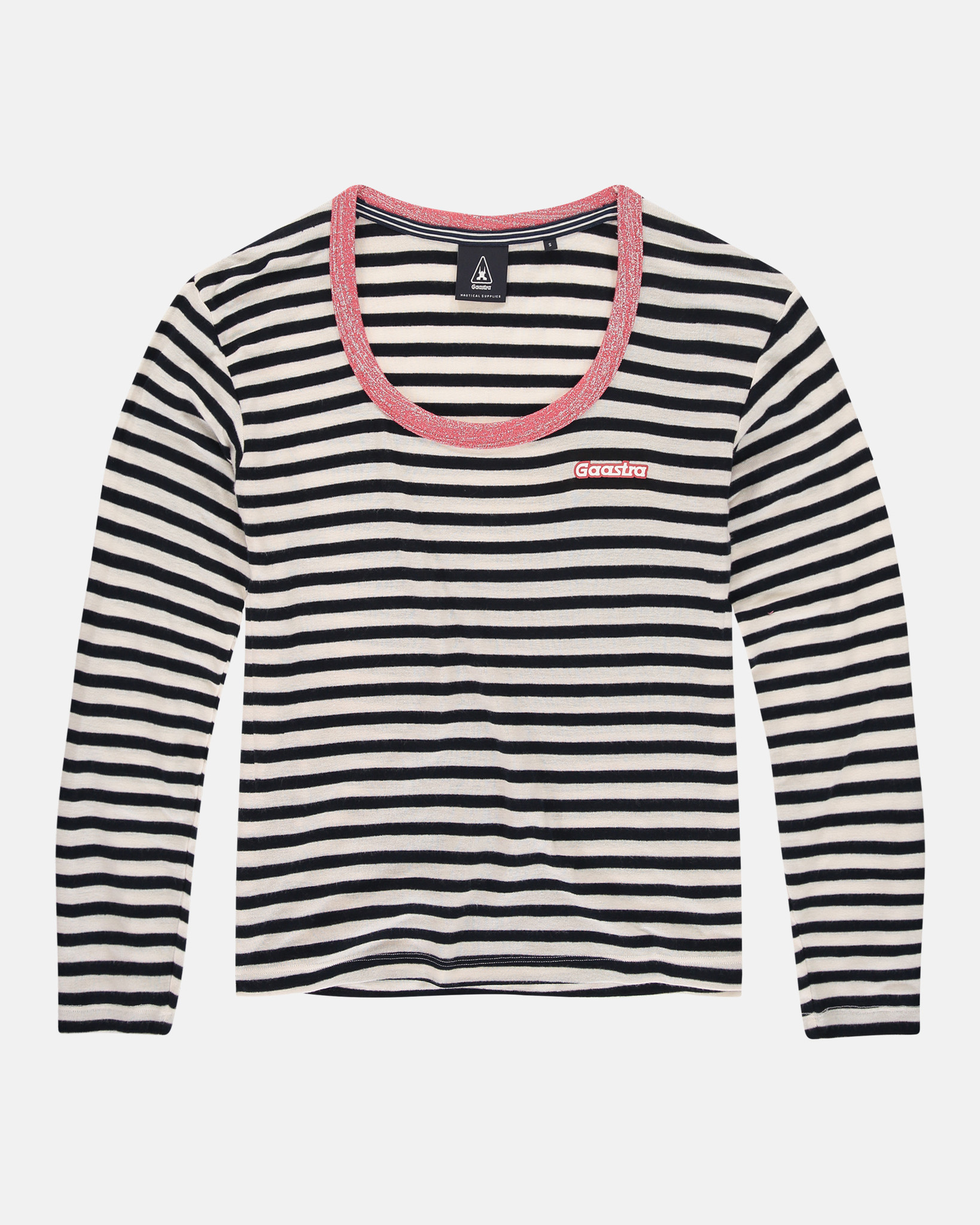 Long sleeved pencil striped Pulley shirt 